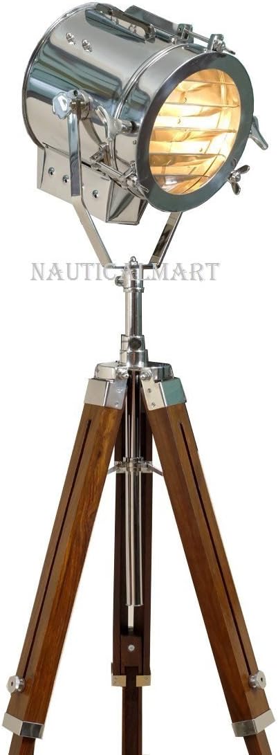 NAUTICALMART Vintage 1940s Royal Marine SEARCHLIGHT