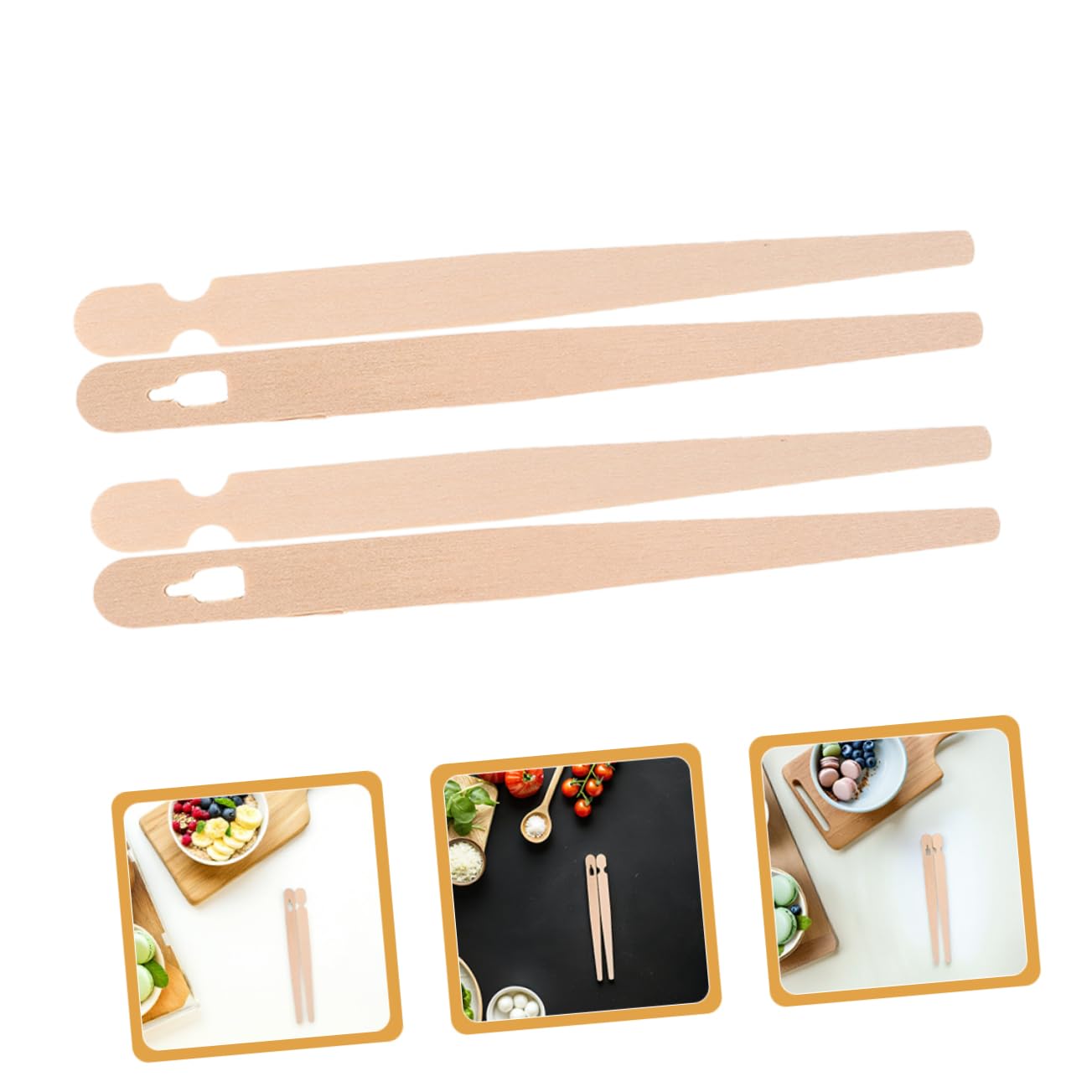 200 Paires Pince Jetables pour Entraînement Aux Baguettes Clips Aide Prise Main pour Garçon Fille et Adultes Ustensiles Multifonctionnels pour Pâtisseries et Aliments