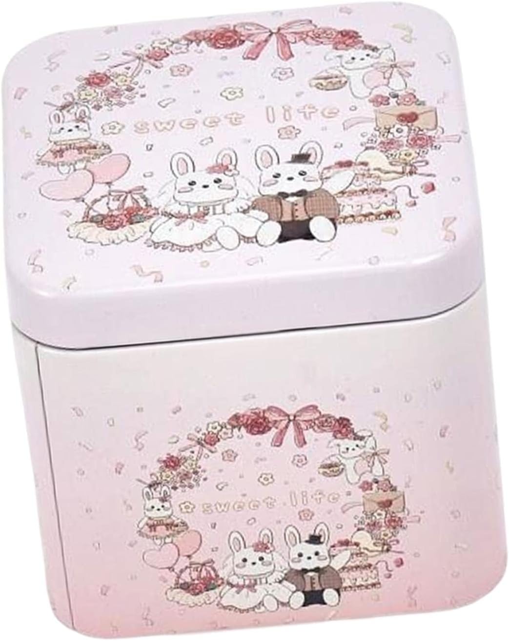 Square Candy Tins with Lid Food Storage Box for Dry Tea Storage DIY Projects Style B|1 Square Candy Tins| Canisters & Jars| Kitchen, Dining & Bar |Home & Garden