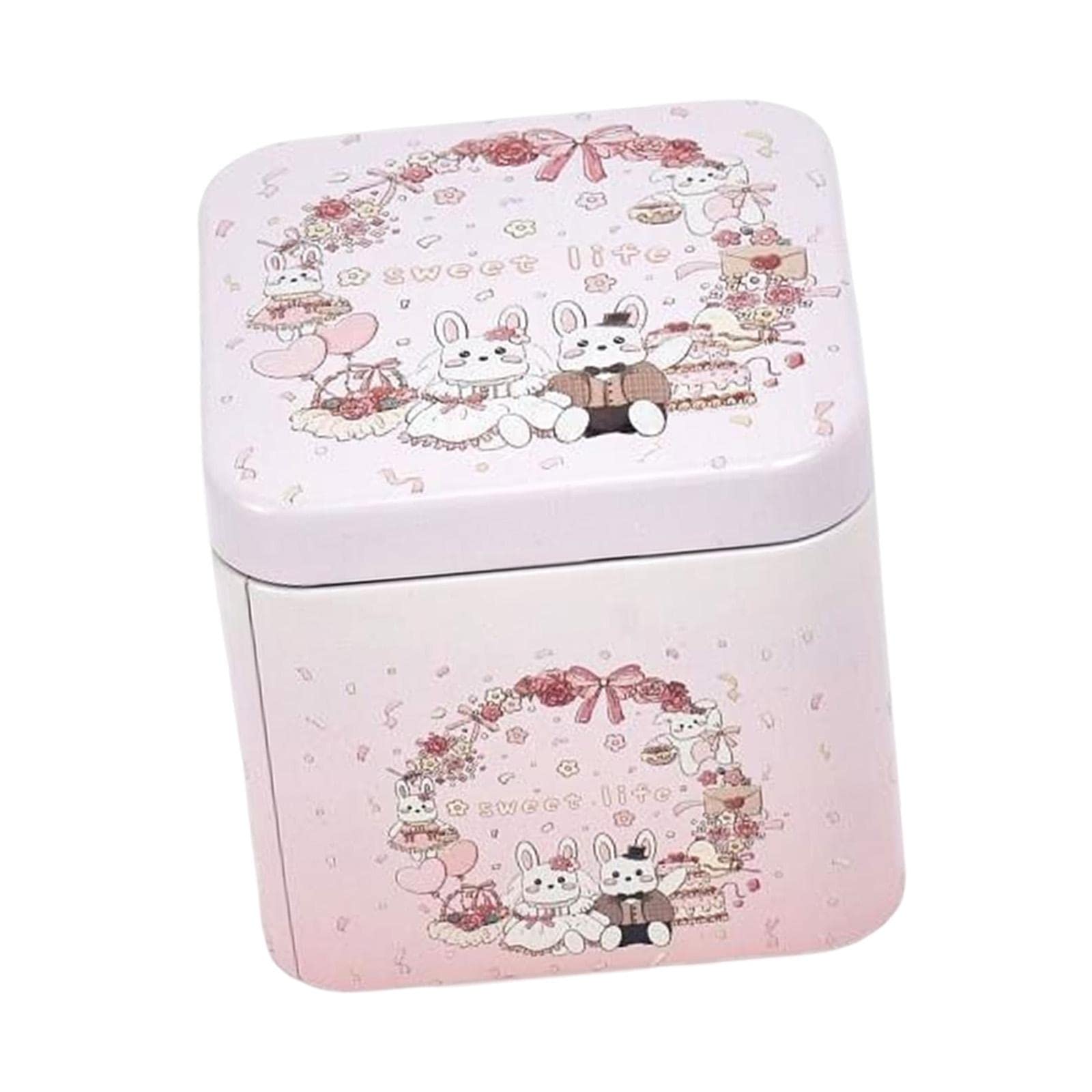 Square Candy Tins with Lid Food Storage Box for Dry Tea Storage DIY Projects Style B|1 Square Candy Tins| Canisters & Jars| Kitchen, Dining & Bar |Home & Garden