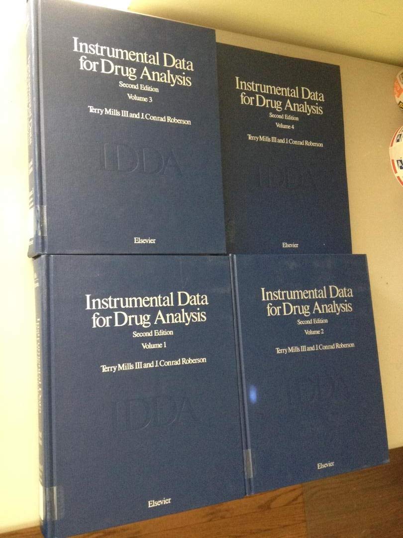 Instrumental data for drug analysis (Elsevier series in forensic and