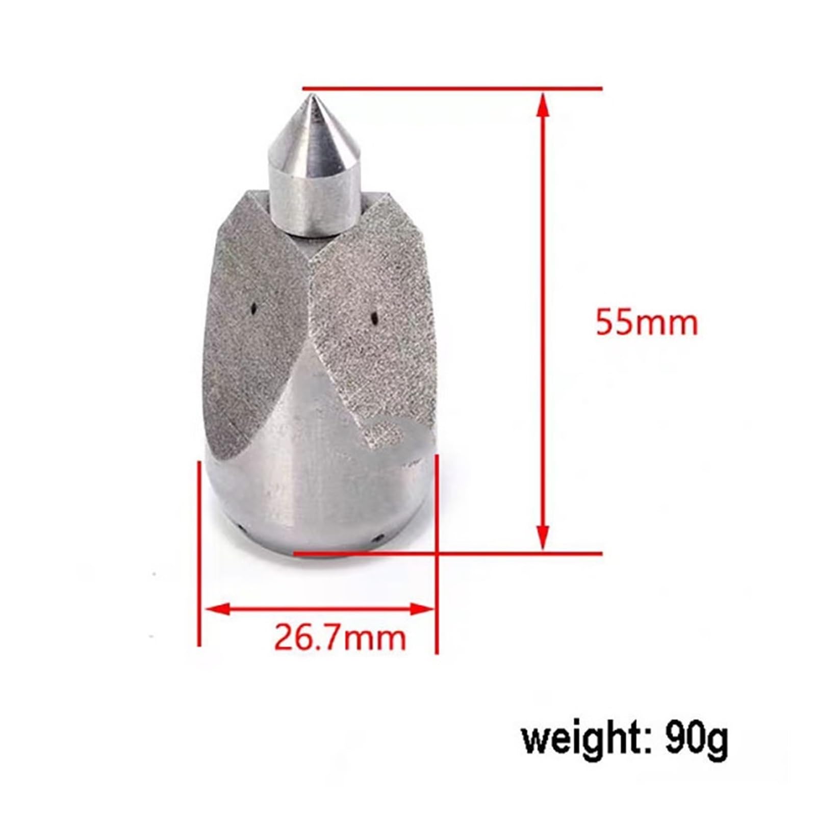 Kit Boquillas Hidrolimpiadora Alcantarillado, Cabeza Jet Cincel | Kit descalcificación tuberías, punta cincel, racores NPT 1/4" 3/8", hidrogommage, eliminación obstrucciones