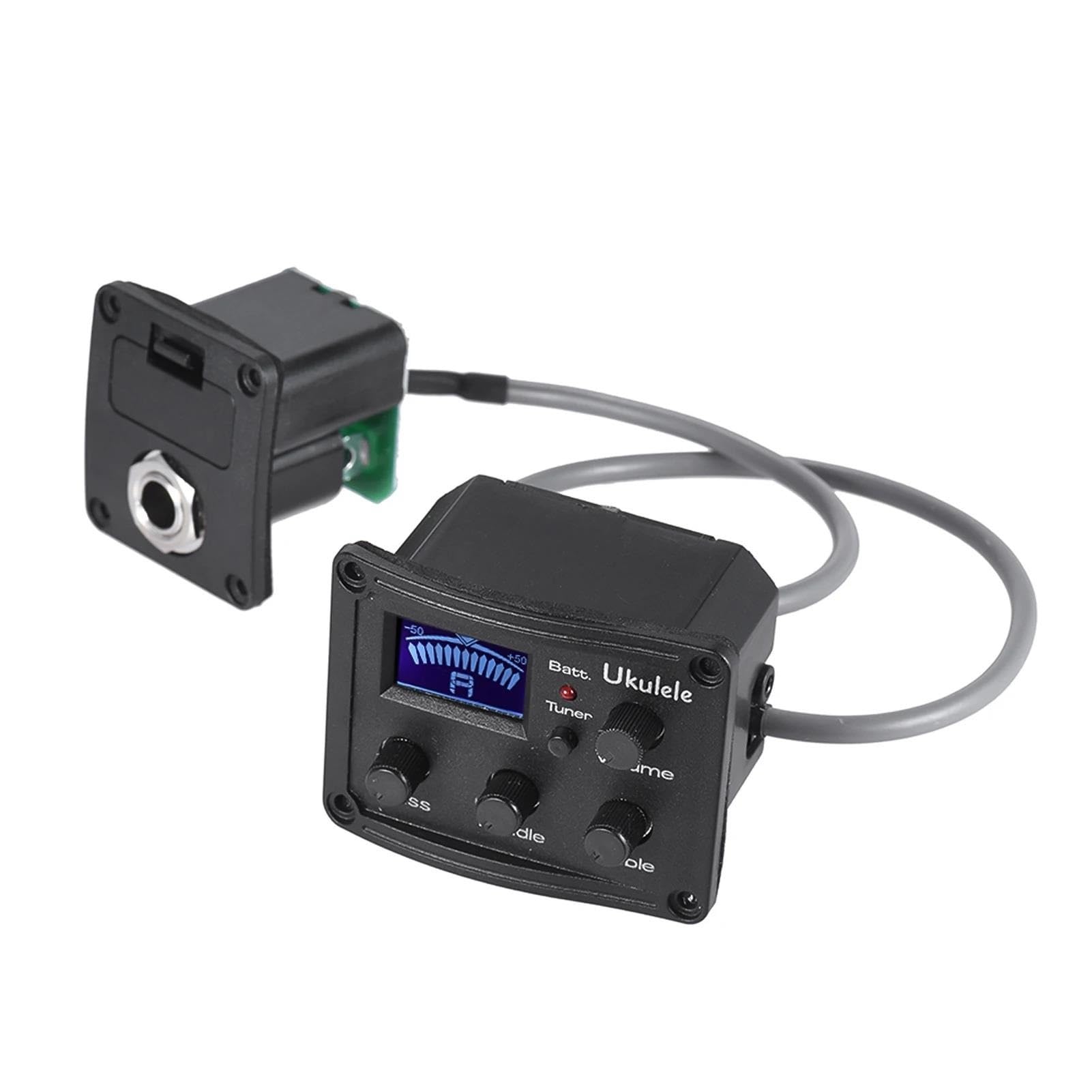 Pickup Per Chitarra Acustica Ukulele Piezo Pickup Preamplificatore Equalizzatore A 3 Bande Accordatore Con Display LCD Accessori Professionali Per Chitarra