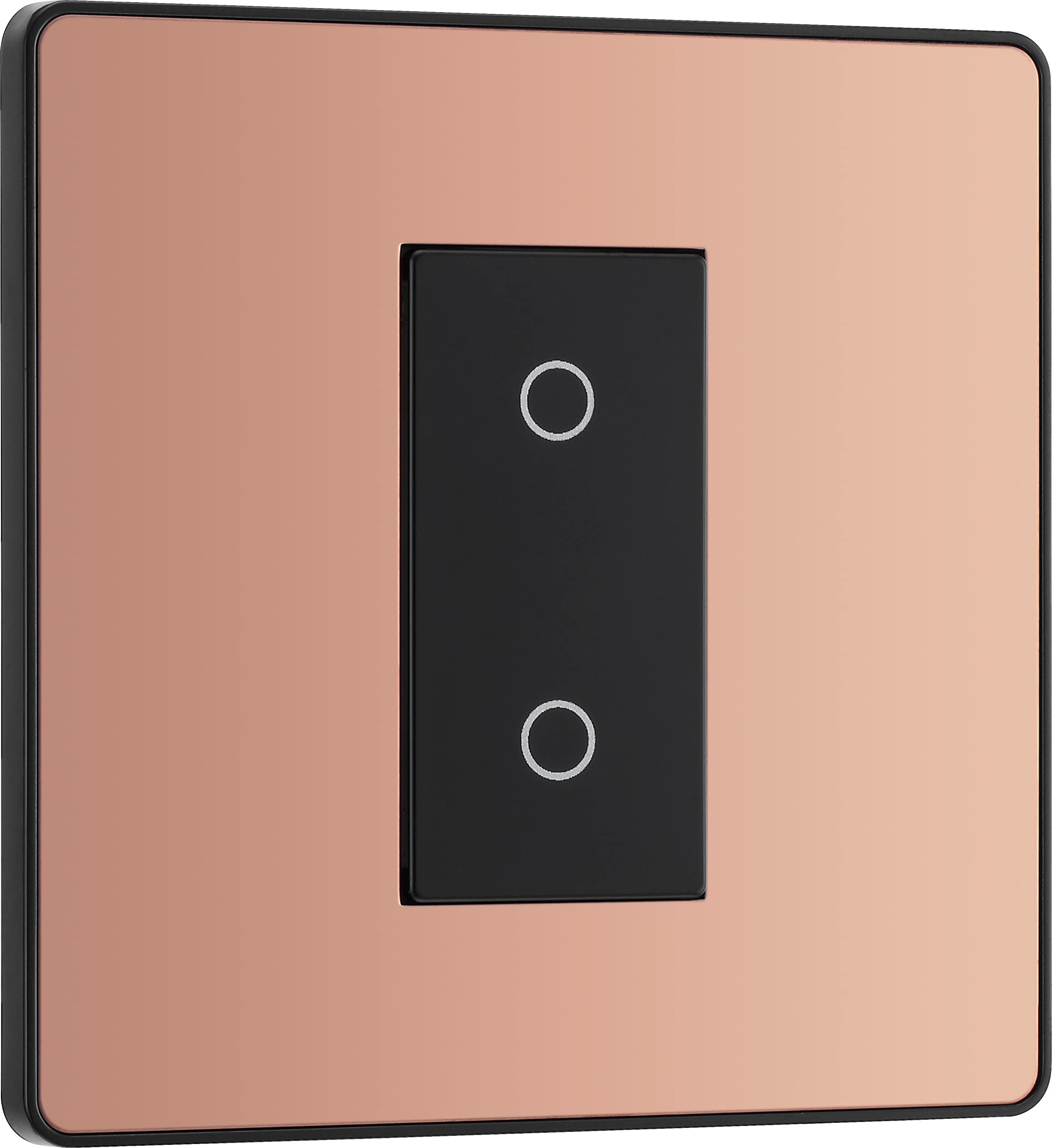 BG Electrical Evolve Single Touch Dimmer Switch, 2-Way Secondary, 200W, Polished Copper