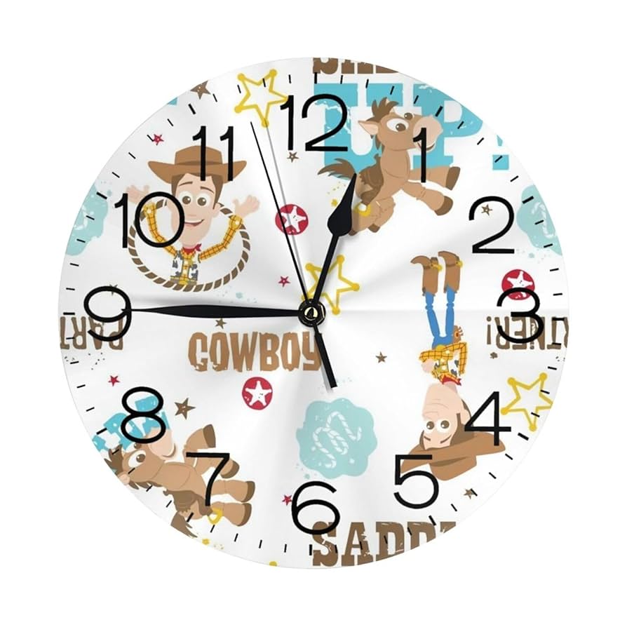 トイストーリー　壁掛け時計　レア Disney トイストーリー掛時計 キャラクター掛時計 ウオール