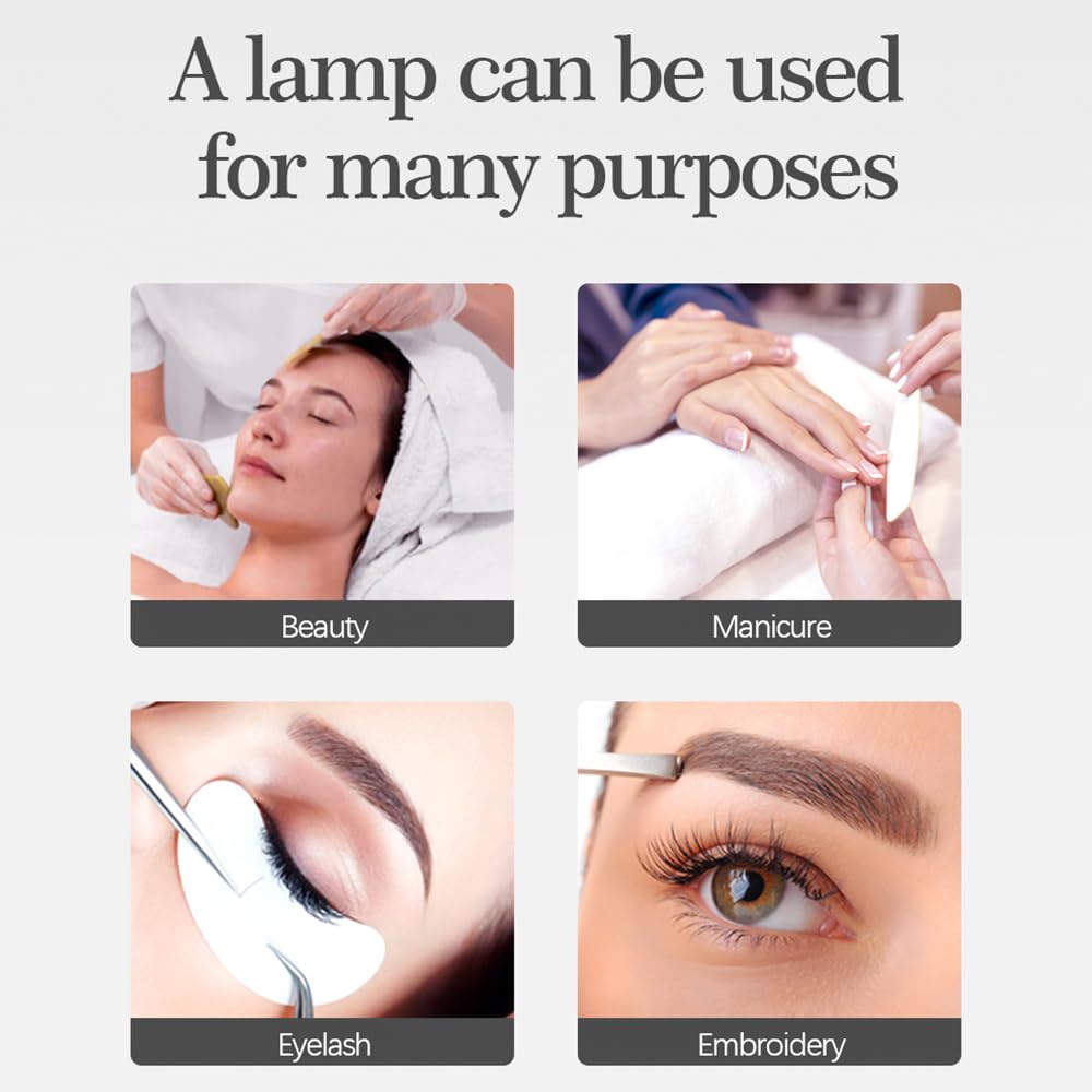 Andoer Lampada Da Tavolo A Led Da 56 Cm/22 Pollici A Forma Di Mezzaluna Luce Video Led Dimmerabile Regolabile Per La Lettura Streaming Live Registrazione Video Vlogging Manicure Salone Di Bellezza