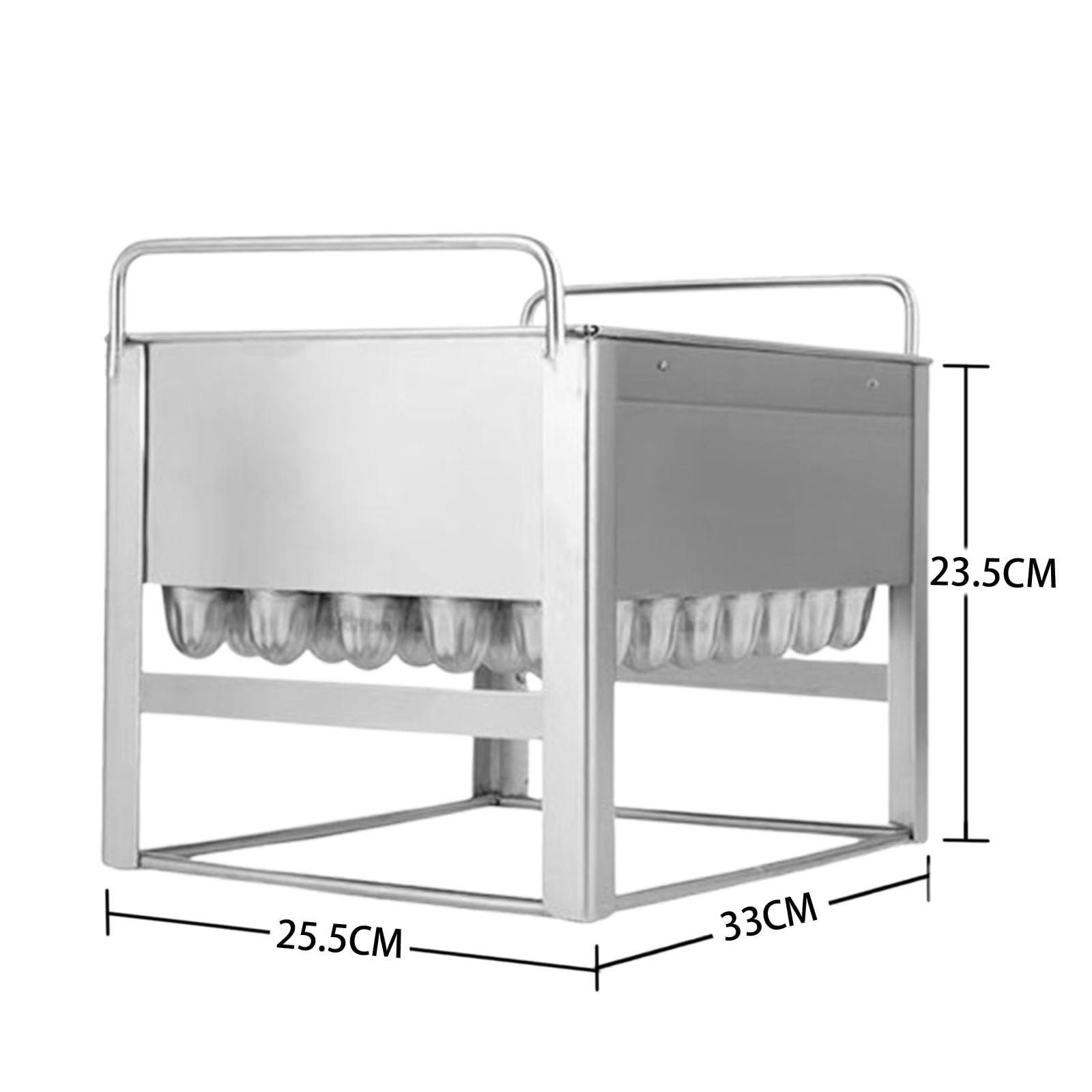 Moldes de acero inoxidable para paletas con palos, moldes de helado para golosinas caseras congeladas, máquina de helado de silicona sin BPA para postre, fácil liberación