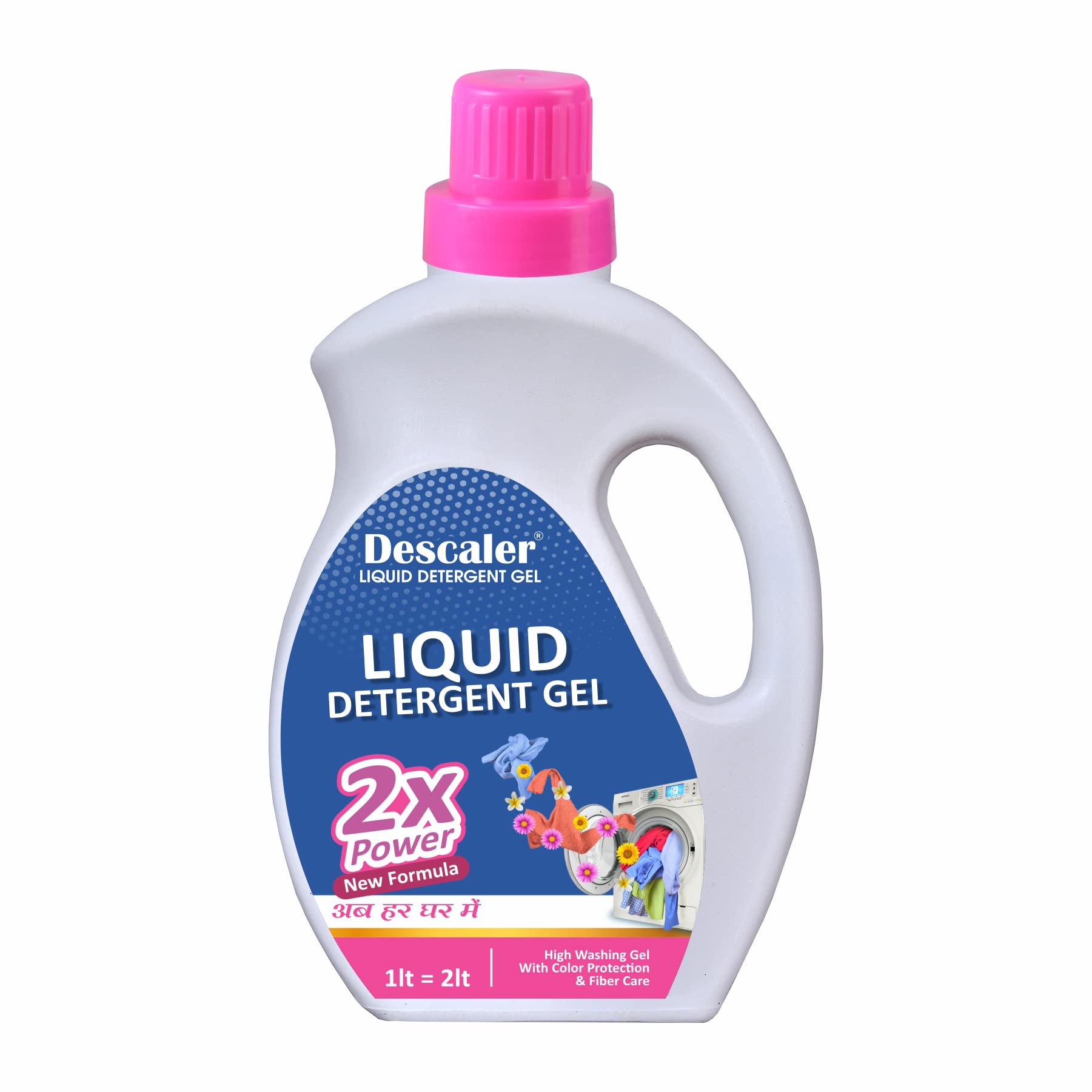Buy Descaler Liquid Detergent 1 Liter Laundry Liquid For Fabric Care Suitable For TopLoad
