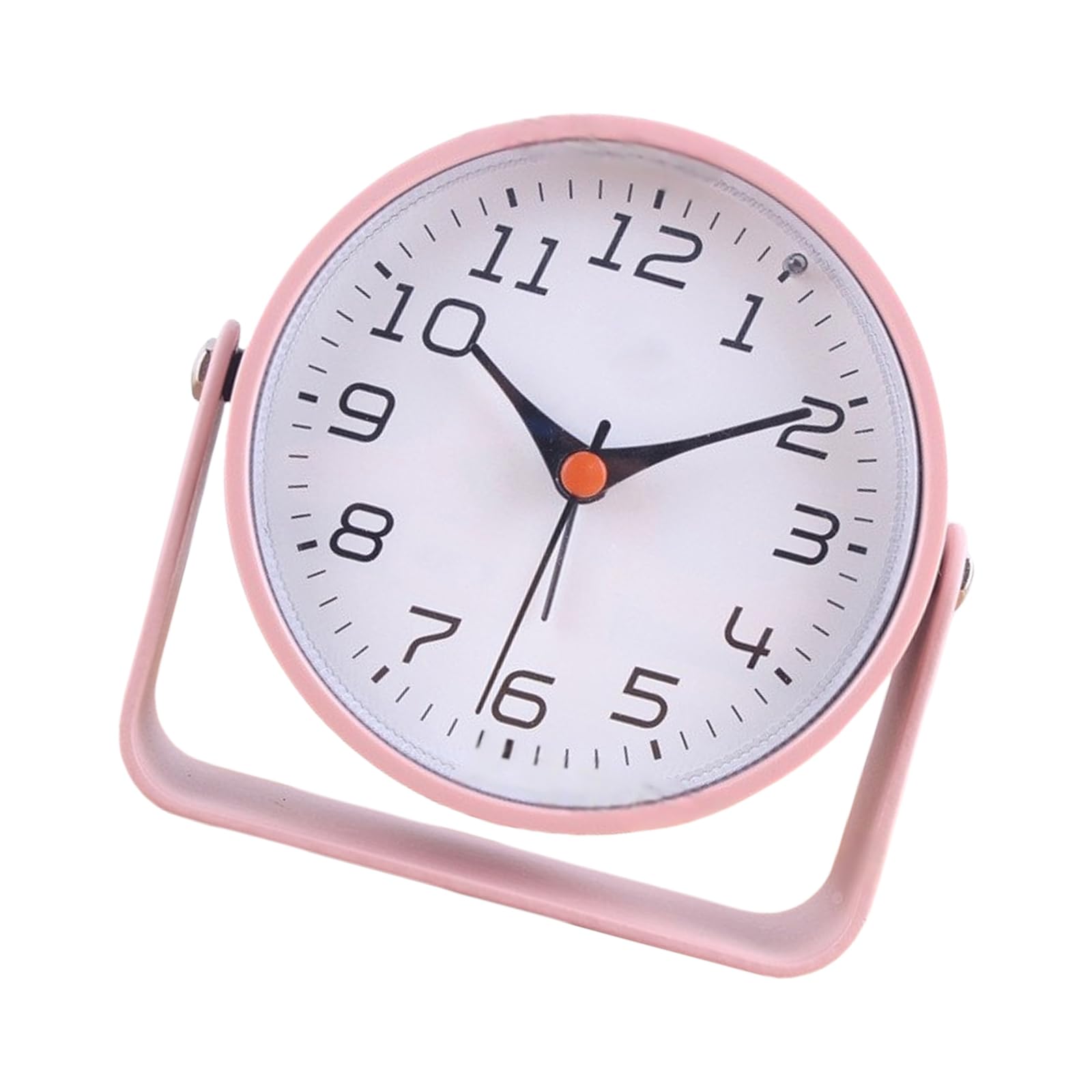 Xinsheinelry Classical Table Top Clock with Quiet Movement Durability Metal Construction Perfect for Enhancing Decors Clock