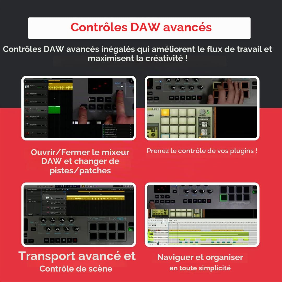 Nektar Impact LX25 Plus Contrôleur de clavier MIDI USB 25 touches