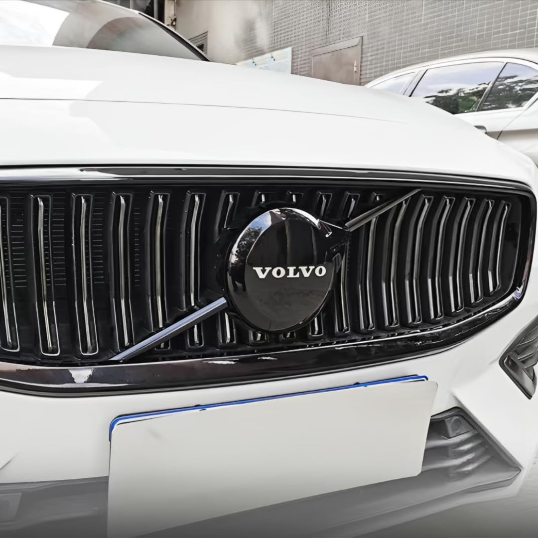 DONHEK Car Emblems for Volvo XC60 2022-2024,3D Logo Radiator Grill DONHEK Car Emblems for Volvo XC60 2022-2024,3D Logo Radiator Grill