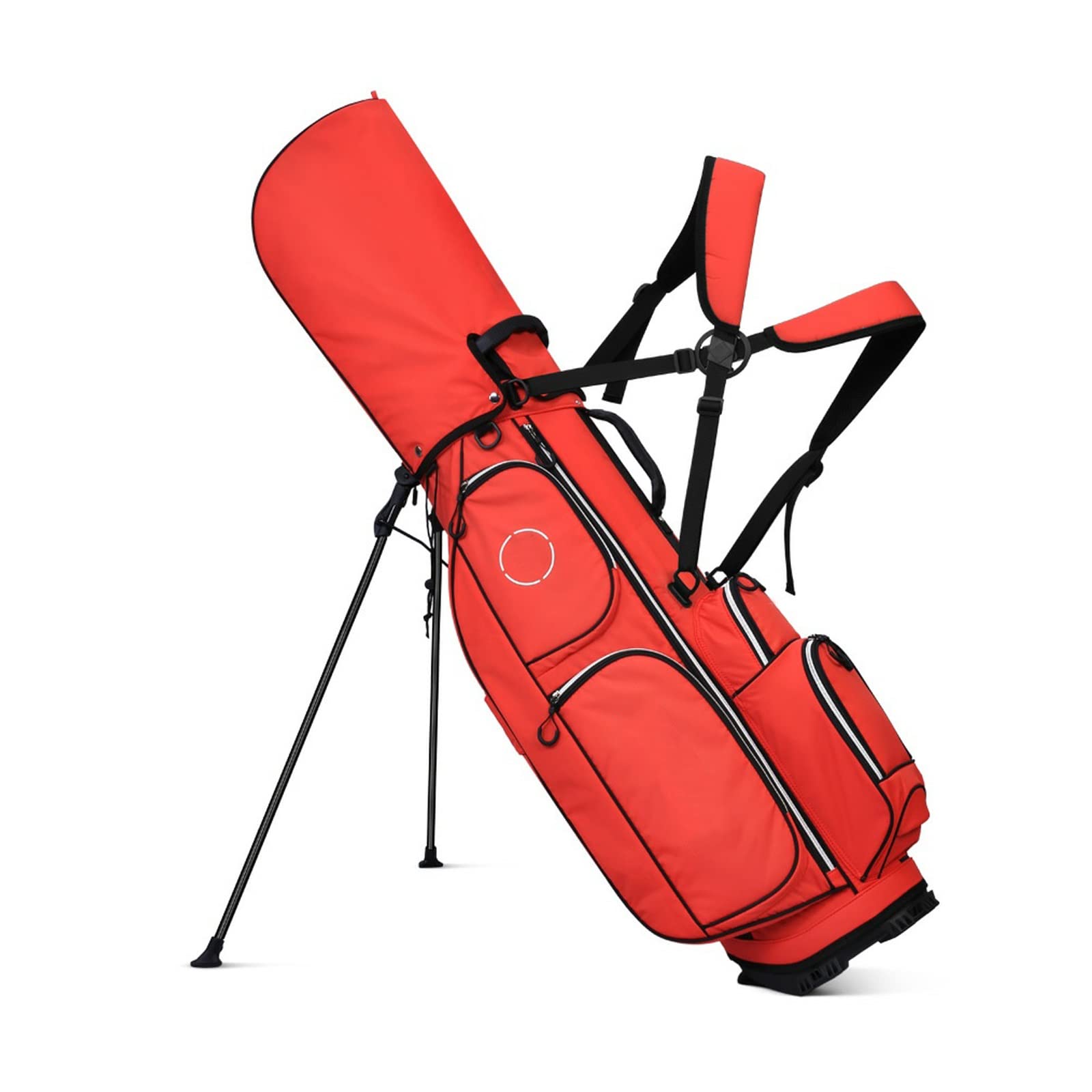 Adult Golf Telescopic Bag, Golf Stand Bag with 5 Way Divider Portable, Golf Bag with Multiple Pockets, The Material is Waterproof, with A Zip at The Top