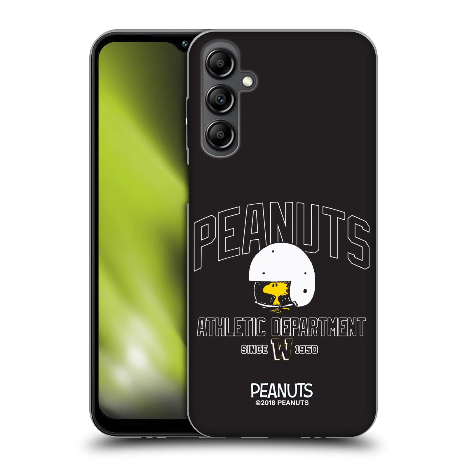 Head Case DesignsOfficially Licensed Peanuts Woodstock Football Helmet Varsity Sports Soft Gel Case Compatible With Samsung Galaxy M14 5G