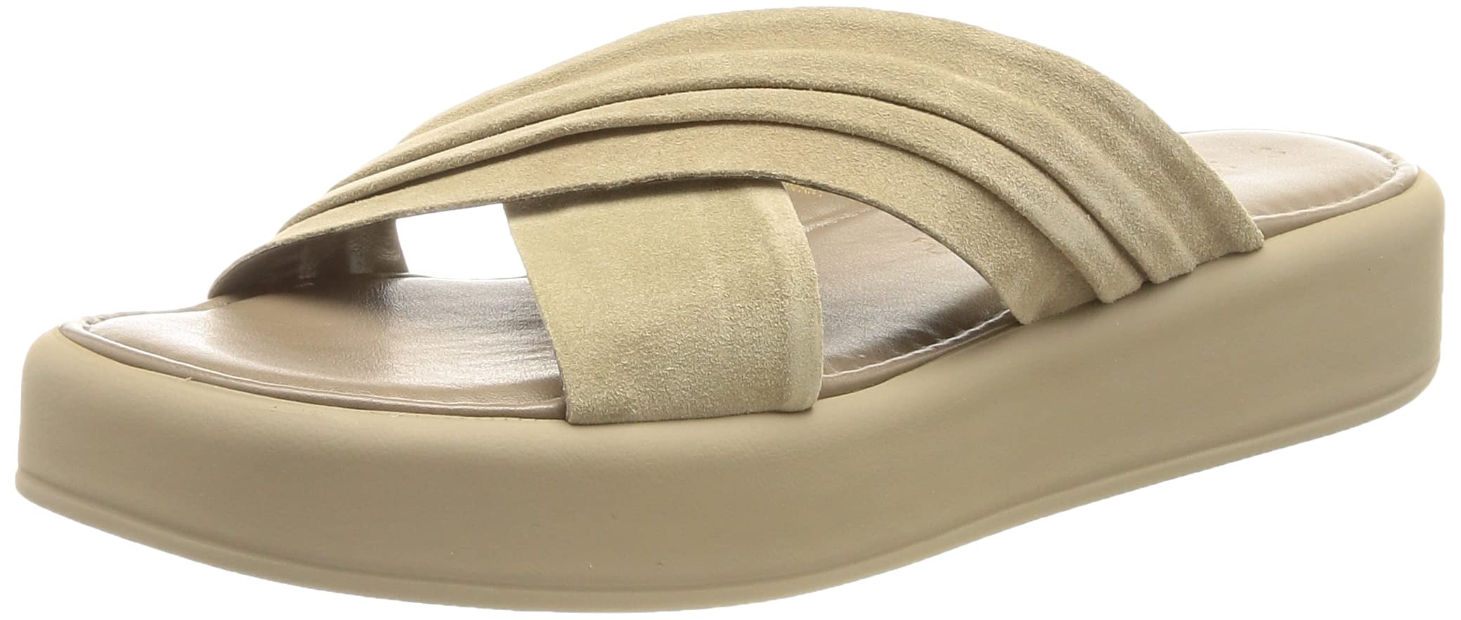 Marco Tozzi Women's Damen 2-2-27214-28 Pantolette Sandal Taupe*5.5 UK