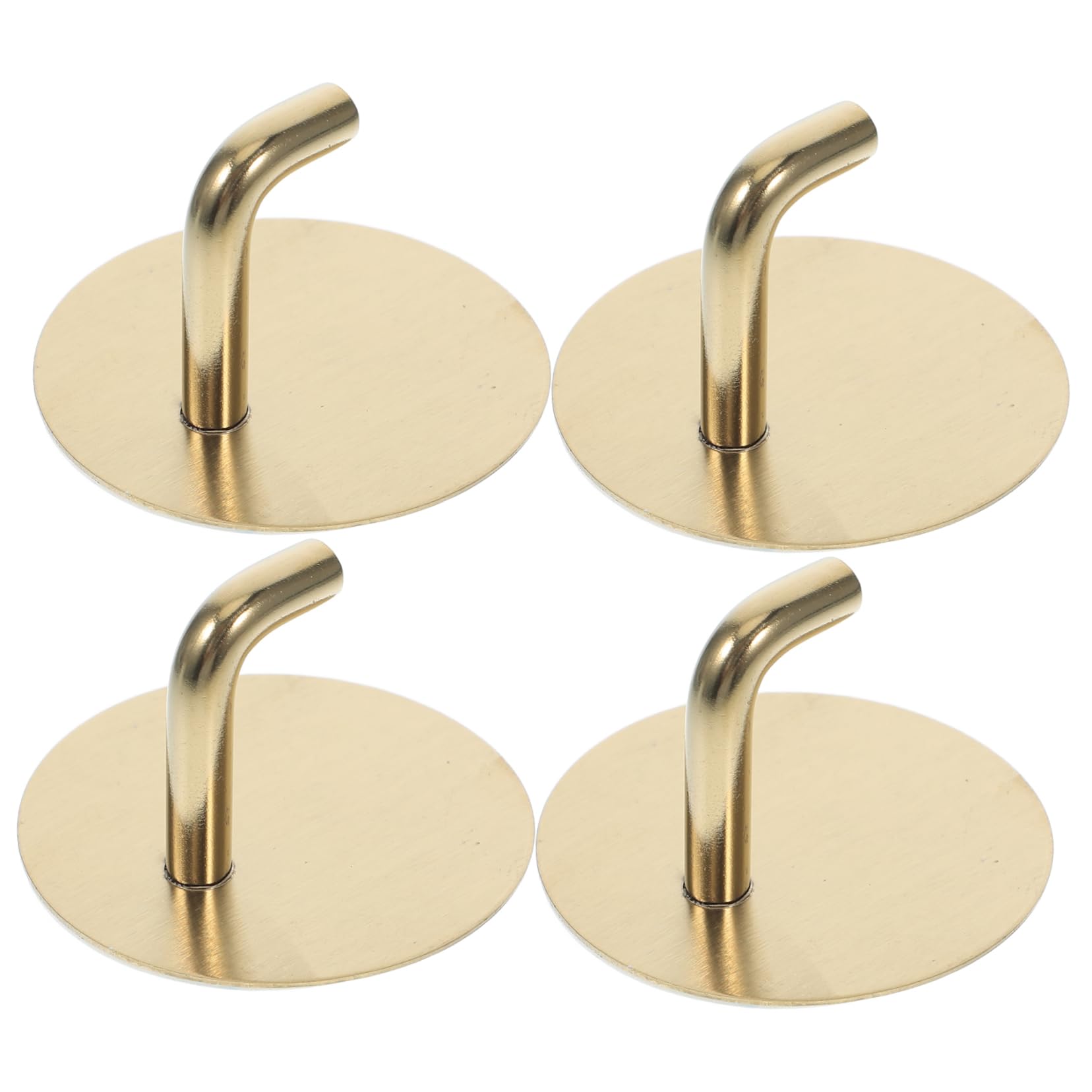 SHINEOFI 5 Series Ganchos Adhesivos Para Toallas Colgador De Puerta Colgador De Pared Para Batas Toallero Almacenamiento De Baño Toalla De Mano Perchero De Acero 4 piezas x 5