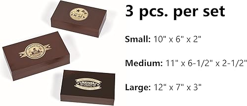 Miniatura 2 de Centros de mesa de puros de fiesta cubana (juego de 3 – pequeño, mediano y grande)