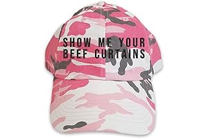 Beef Curtains Embroidered Hat in Pink Camouflage