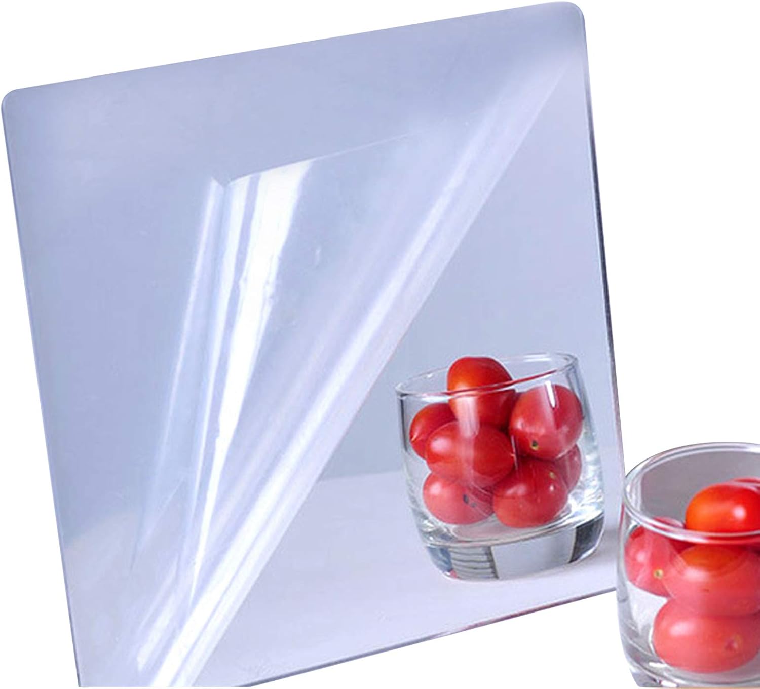 iCAGY Acrylic Mirror Sheet Self Adhesive Wall Mounted Home
