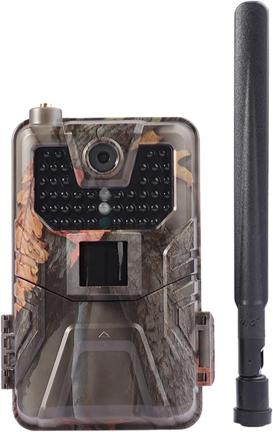 lxxiulirzeuGame Room 4K 30fps Live Video App Trail Night Camera Cloud Service 4G Cellular Mobile 3 0MP Wireless Wildlife Hunting Camera Surveillance (Color : HC-900 Pro EU)