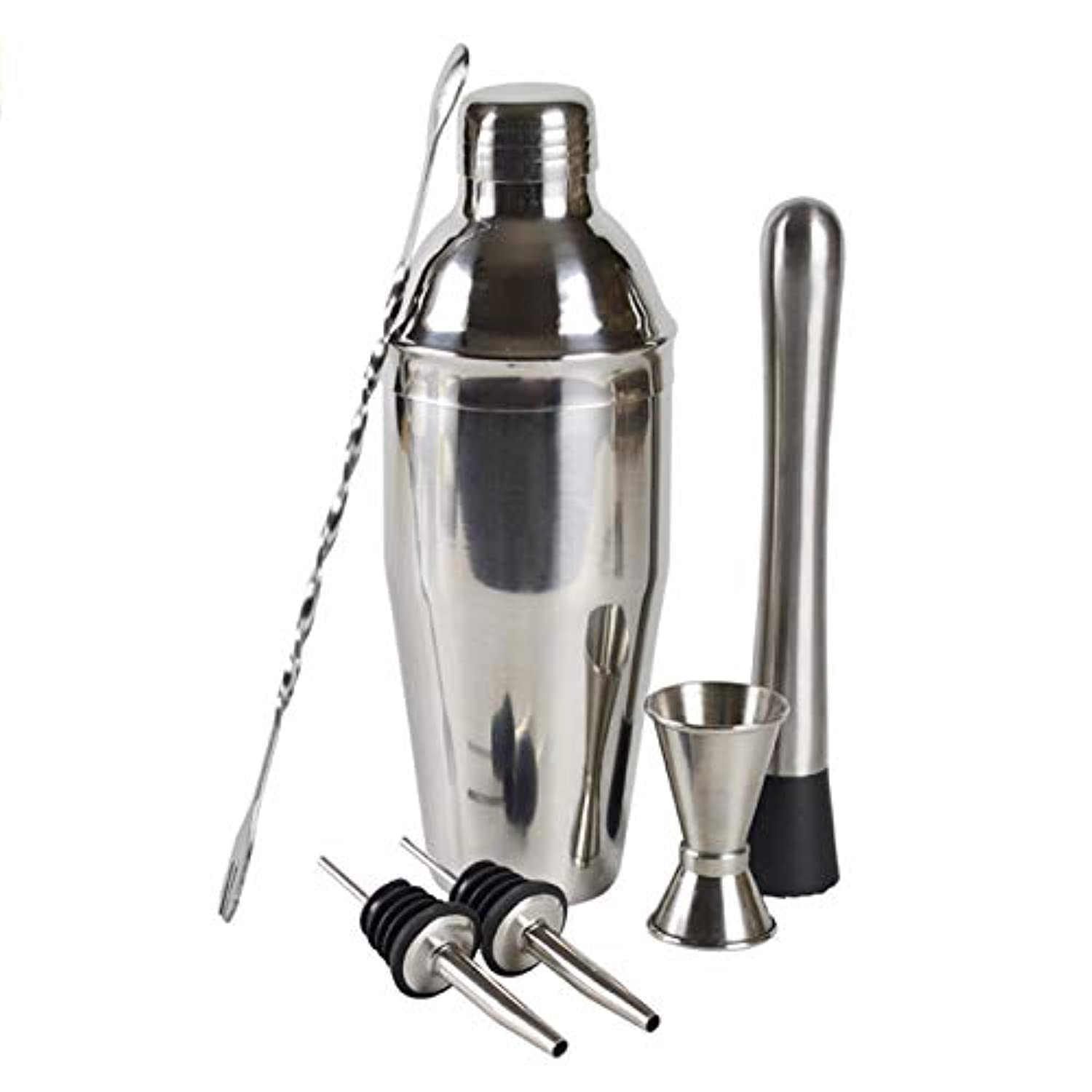 Stainless Steel Cocktail Shaker Mixer Wine Martini Boston Shaker Set for Bartender Drink Party Bar Tools 750ML