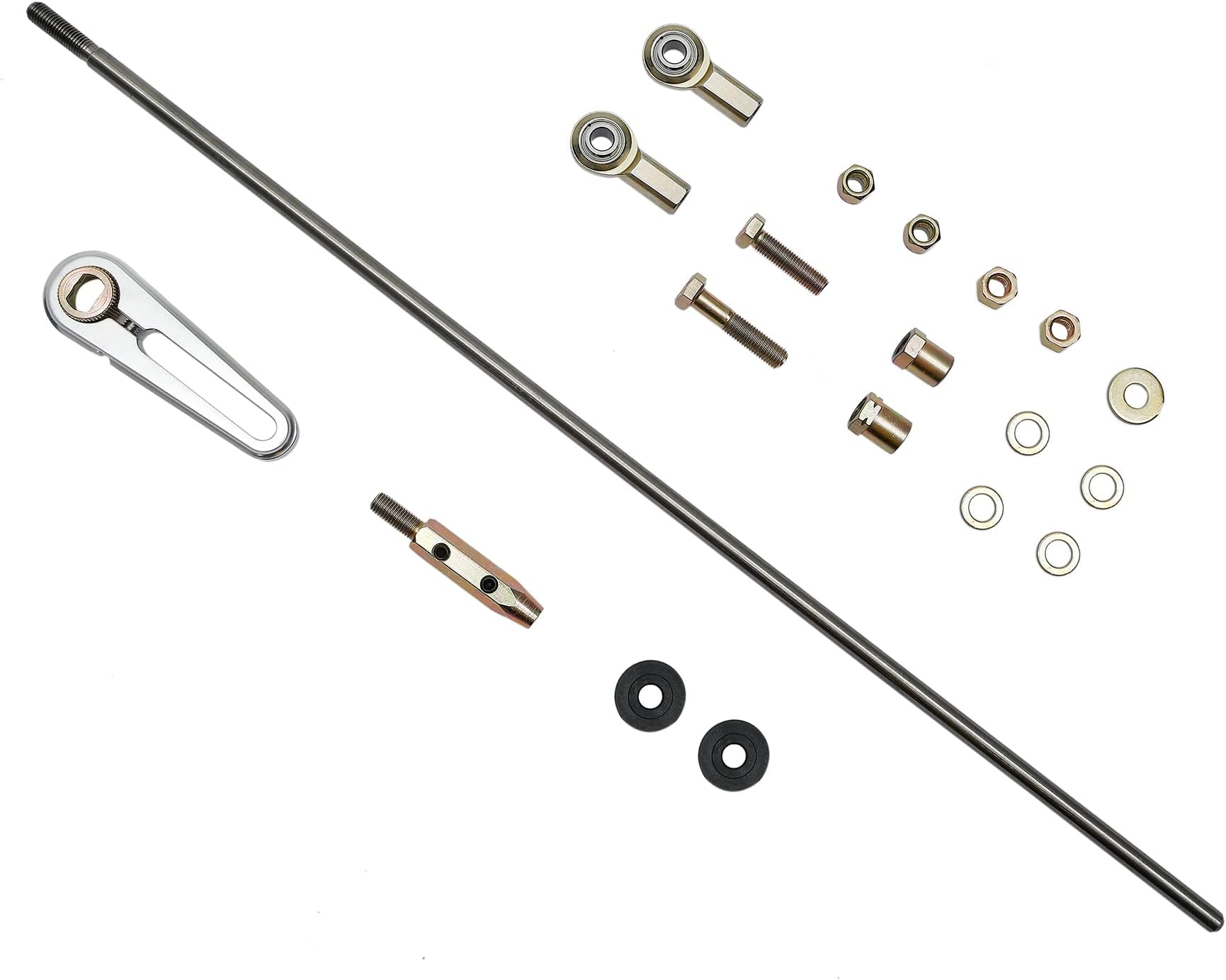 HQPASFY Transmission Column Shift Linkage Kit Compatible With GM TH-200, 200-4R, TH-350, TH-400, 4L60, 4L60E, 4L80E & 700-R4 Transmission