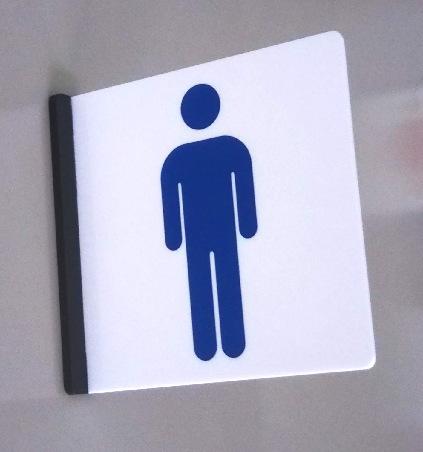 Amazon | 【第一ネーム】トイレサイン (Men) / 壁から突き出るタイプ