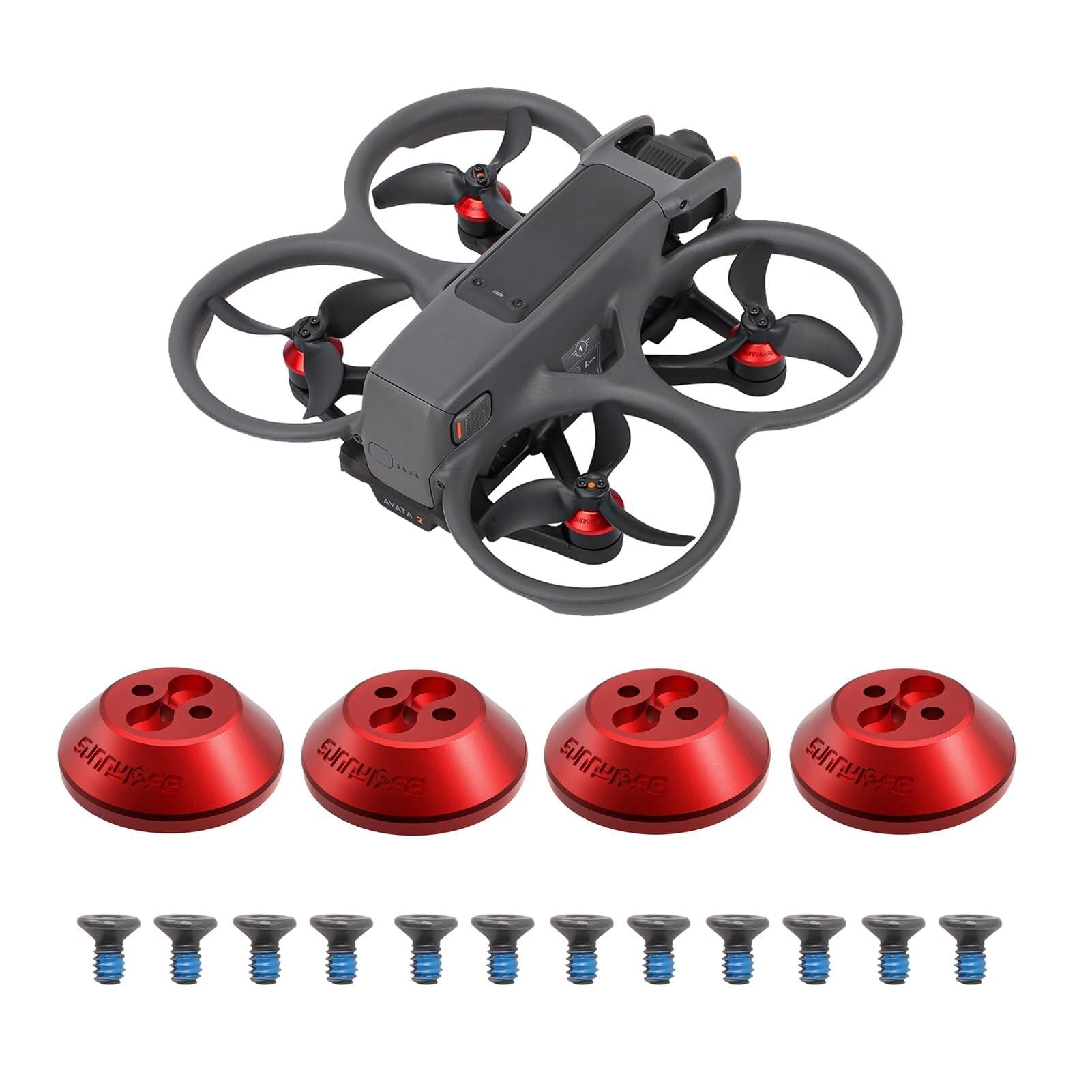 Capot moteur for Avata 2 étanche alliage aluminium drone 4 pièces - 8