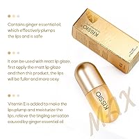 Vista 71 de KISSIO Plumper de labios, brillo de labios de color, potenciador de labios, extractos de plantas, suero labial que rellena los labios, brillo labial