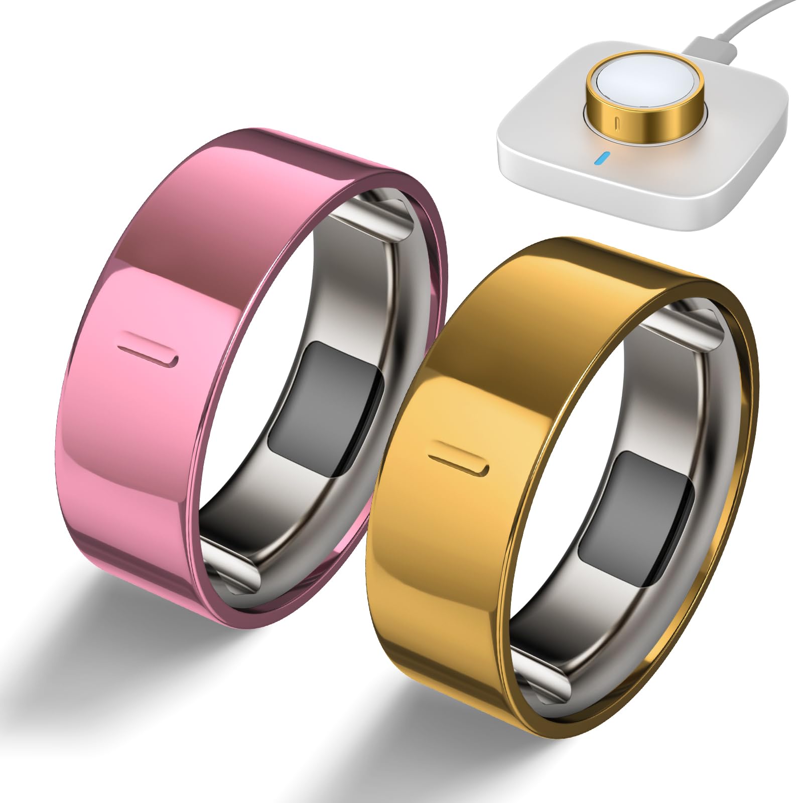 High-Gloss Plated Covers Compatible with Oura Ring Gen 4/Oura Gen 3 Cover, Anti-Scratch Ultra-Thin TPU Ring Protector Case Accessories for Women Men - Not for Oura 4 Ceramic — view 10