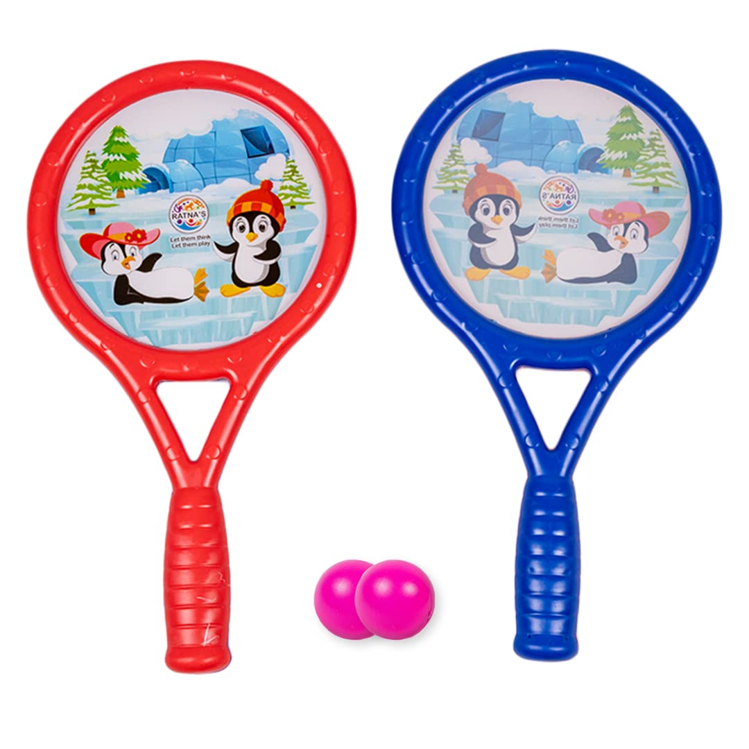 Ratnas Penguin Sound Racket Set Junior 13 inches Size Musical Tennis Set Indoor & Outdoor Game for Kids (B09SVFGXN8) Amazon Price History, Amazon Price Tracker