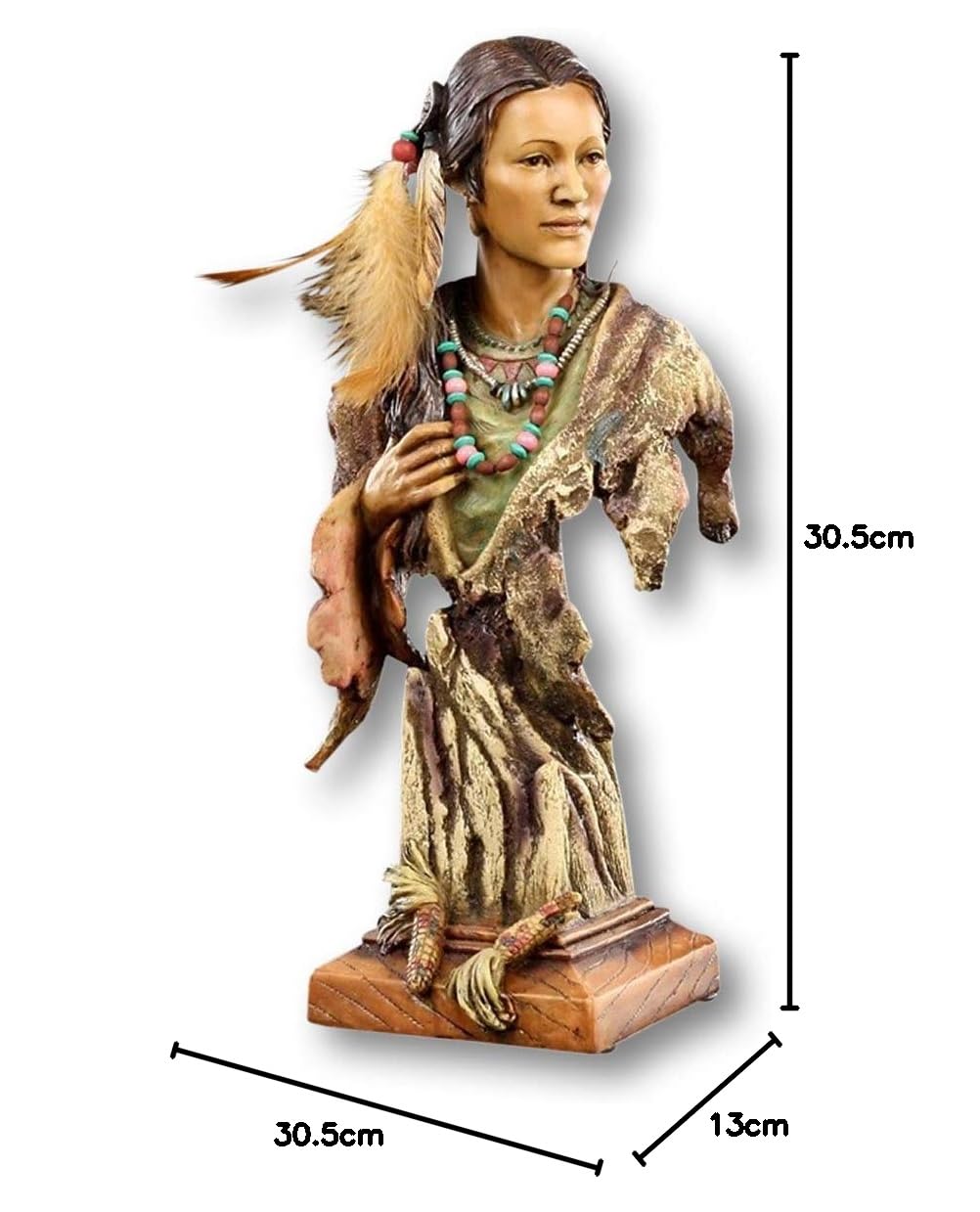 Indianer Figurine Buste - Aiyana