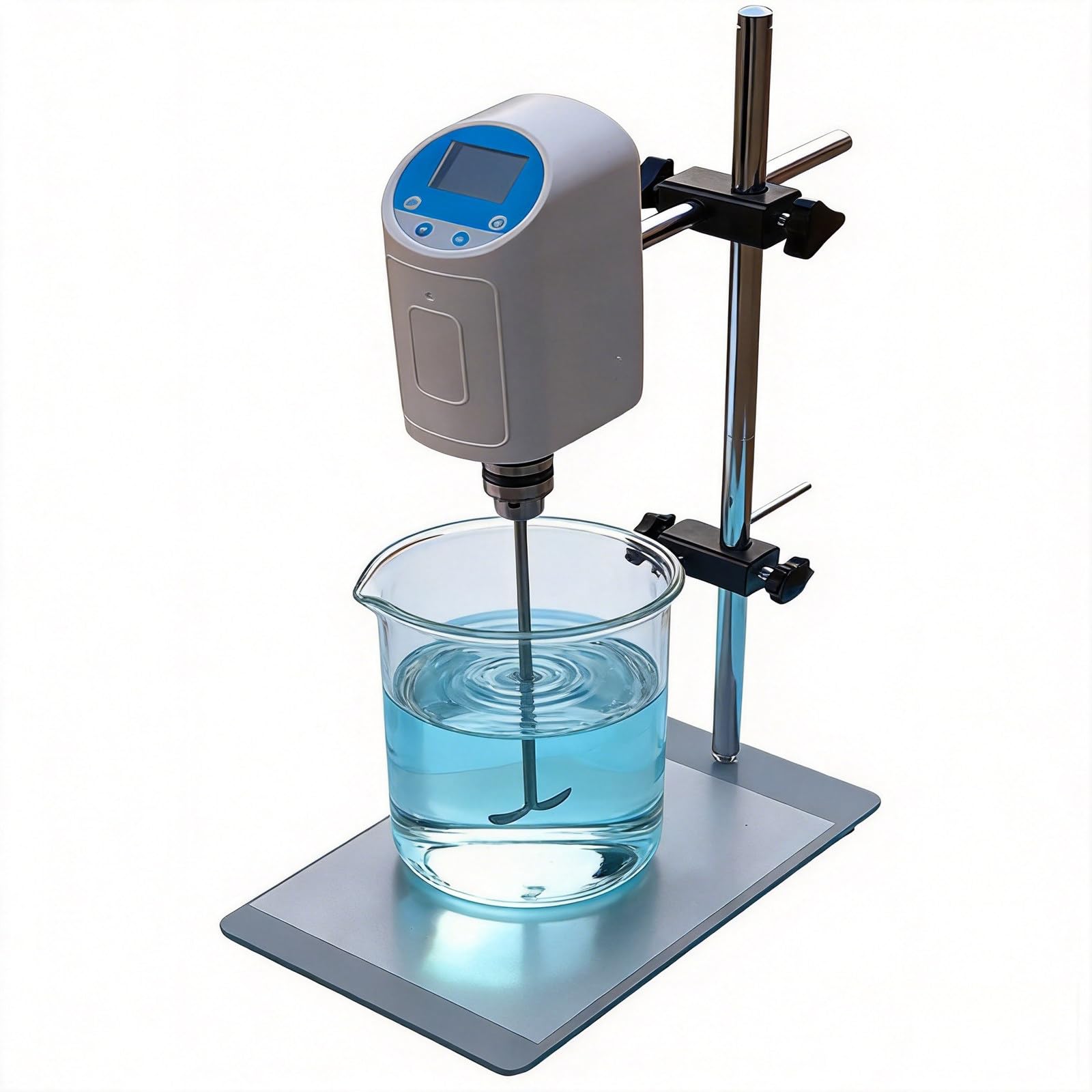 Agitatore sospeso Digitale a velocità variabile da 60 Litri, Miscelatore da Laboratorio Elettrico con Base Robusta, Adatto alla Ricerca di Laboratorio Digitaldisplay-40L