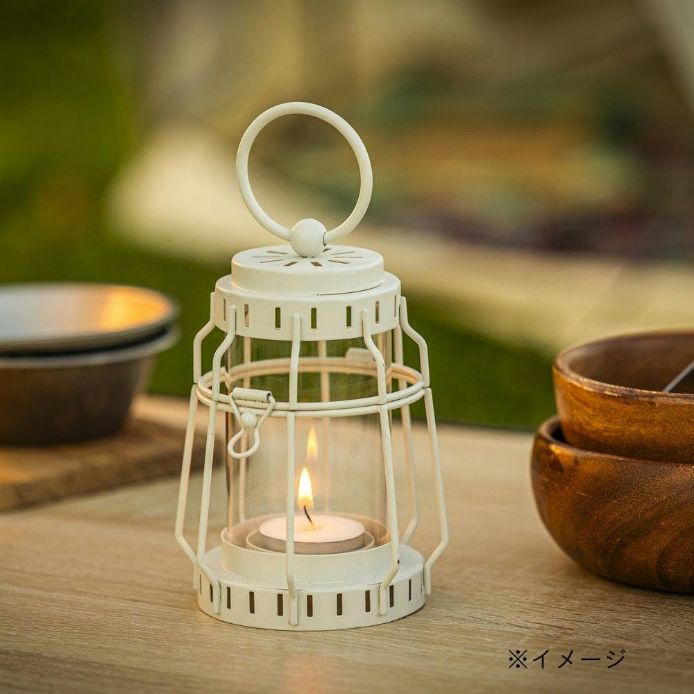 Amazon.co.jp: カインズ(CAINZ) キャンドルランタン アイボリー