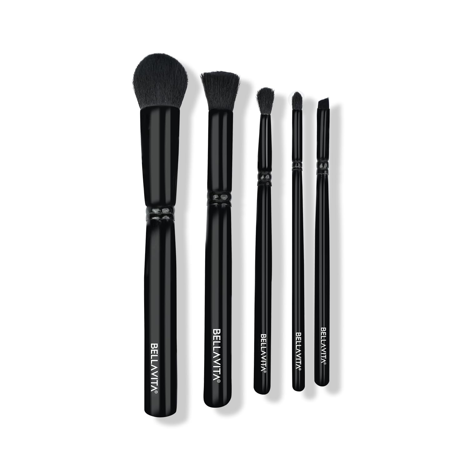 Makeup Brushes Set of 5 | Premium Easy To Hold & Precise Application For Face, Eyes & Brows | Soft Bristles | Makeup Brushes with Pouch | Makeup Brush Set Professional-image-33
