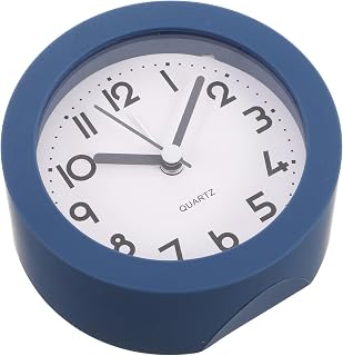 Veemoon Silent Non-Ticking Analog Alarm Clock with Night Light for Bedroom Compact Design Bright Display Educational Bedside Desk Clock for Boys