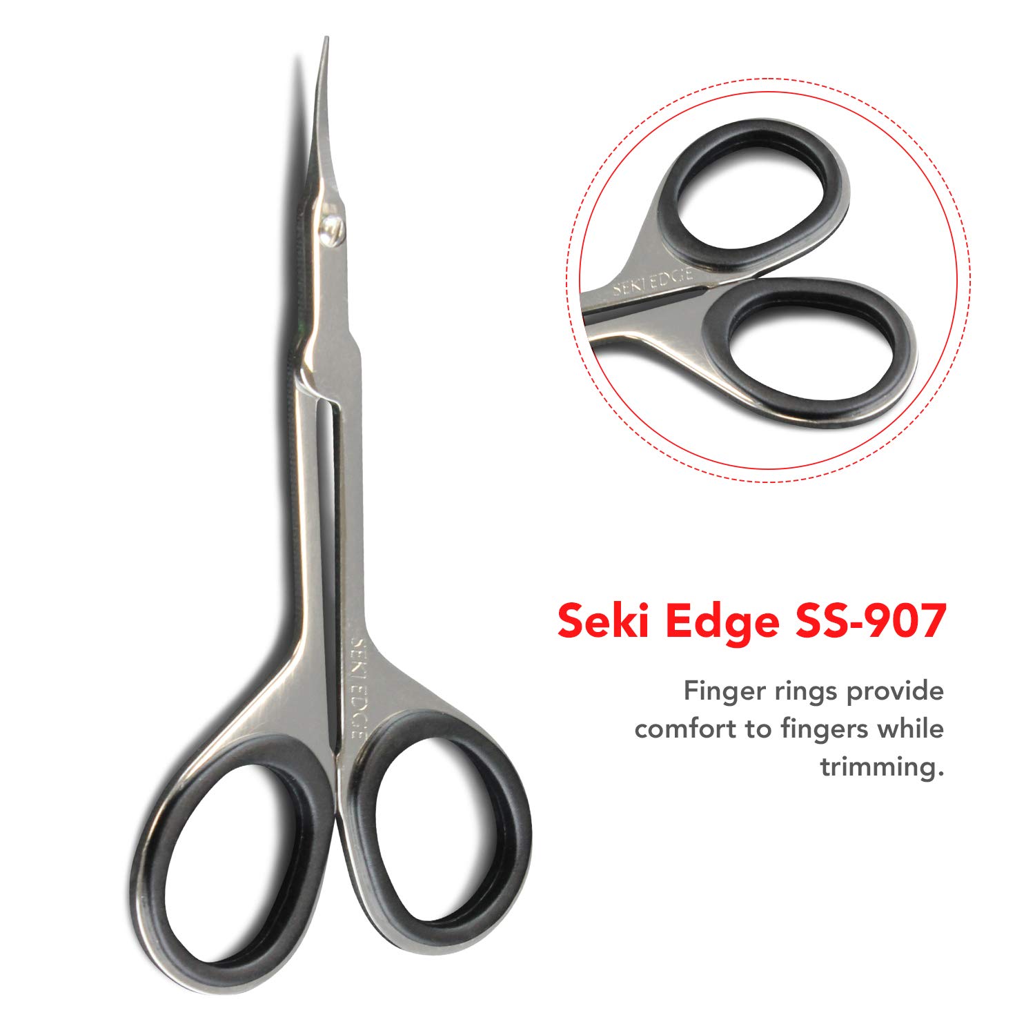 Amazon.com: Seki Edge Stainless Steel Makeup Scissors - (SS-907