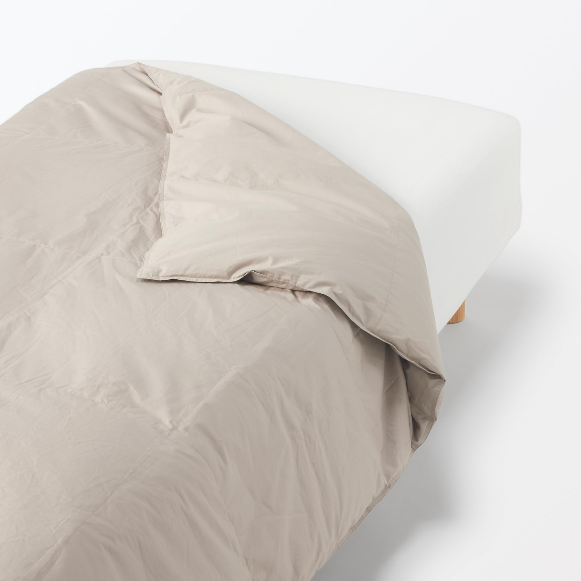 Amazon｜無印良品 カバーがなくても使える 洗える羽毛薄掛ふとん