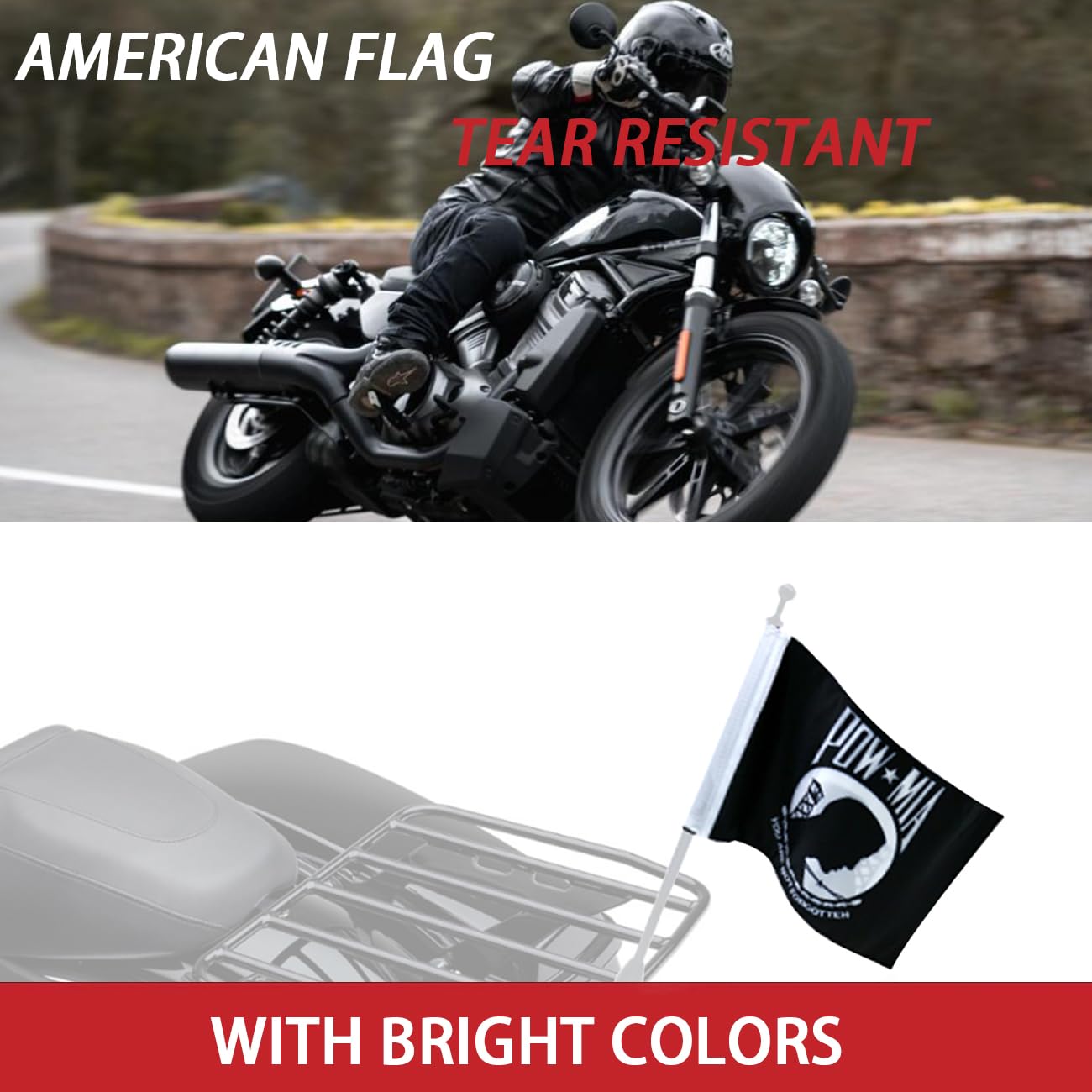 flag pow mia motorcycle helmet for 6