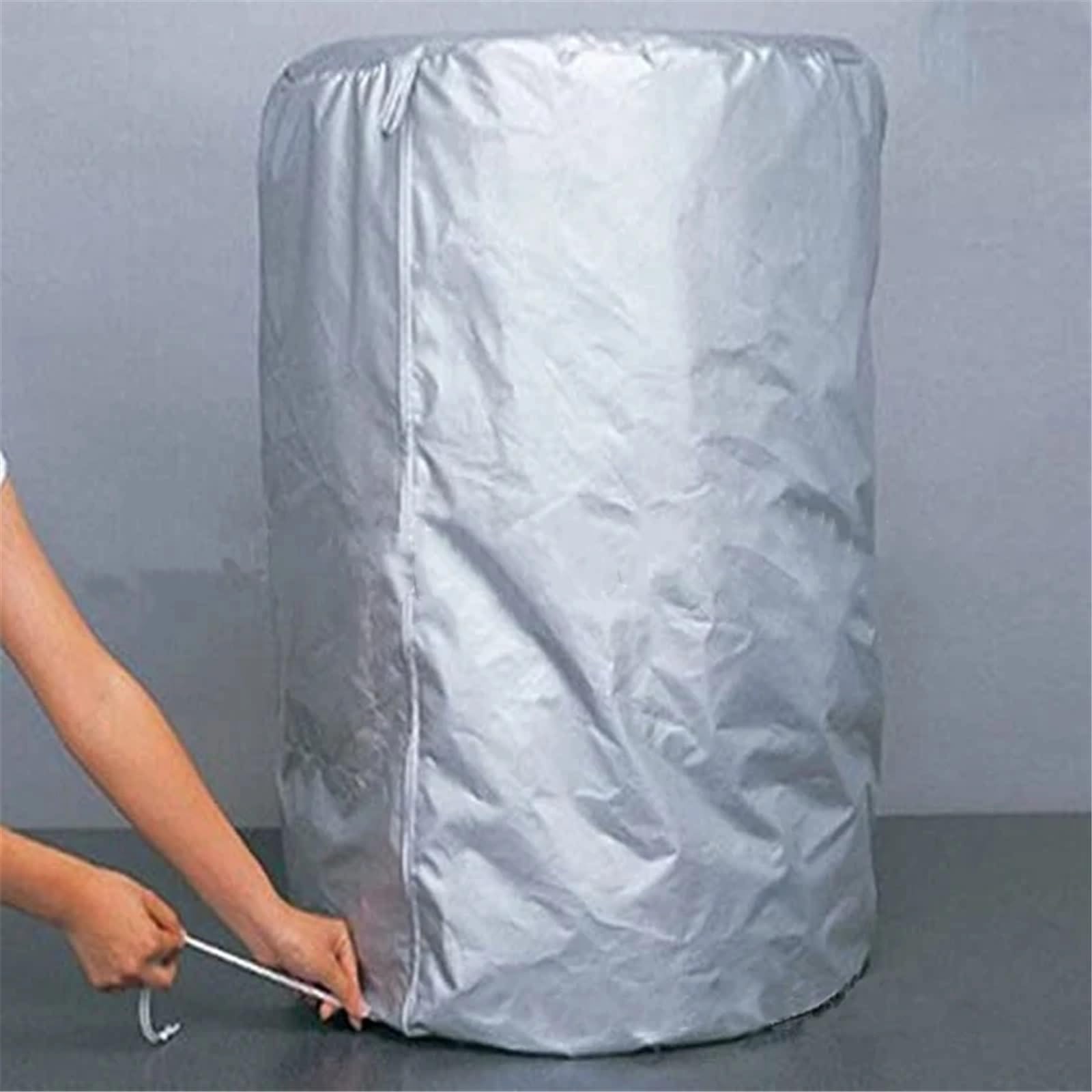 Borsa Pneumatici Copertura for Pneumatici for Auto, capacità 4 Pneumatici, Borsa portaoggetti in Poliestere 210D, Grande capacità, for Esterni(Silver73x110cm)