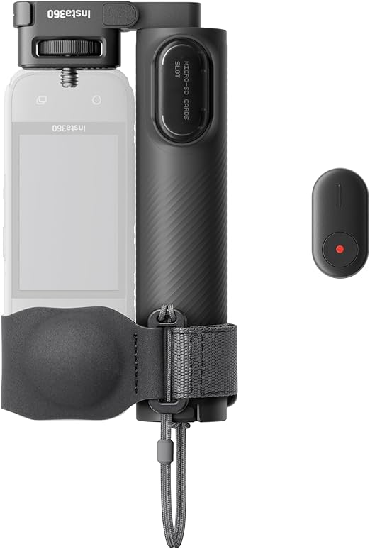 Foldable 2-in-1 Selfie Stick Remote Kit (1/4" Mount)