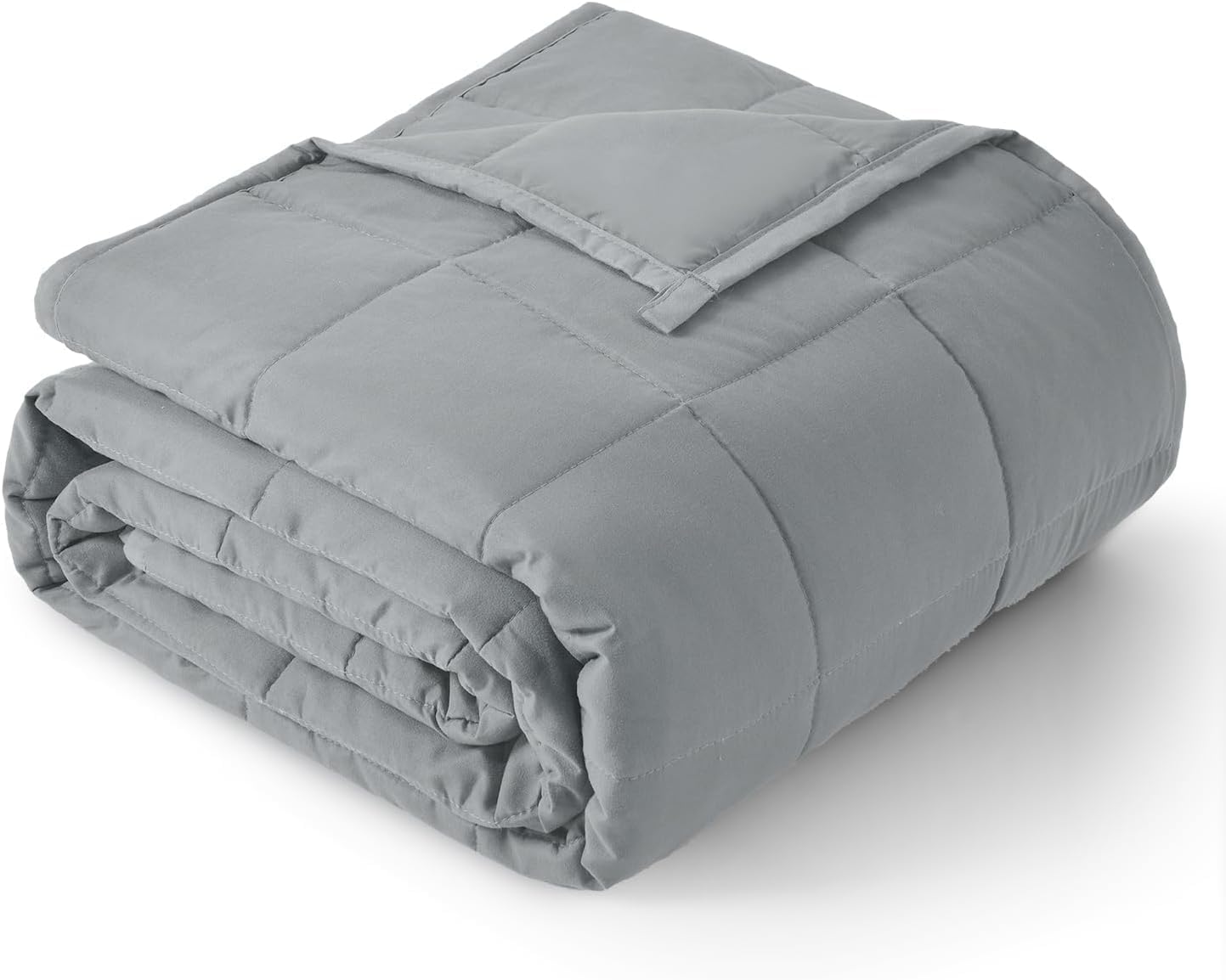 Topblan Cooling Weighted Blanket for Adults, 10 lbs 48 x 72 Twin Size Bed
