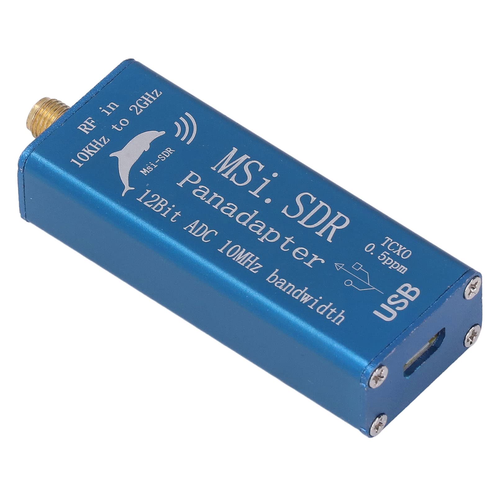 10 kHz Bis 2 GHz Funkempfänger SDR-Empfänger Hochpräziser SDR-Signalempfänger mit Eingebauter TCXO-Antenne 0,5 Ppm, Maximal 10 MHz, Funkantennen