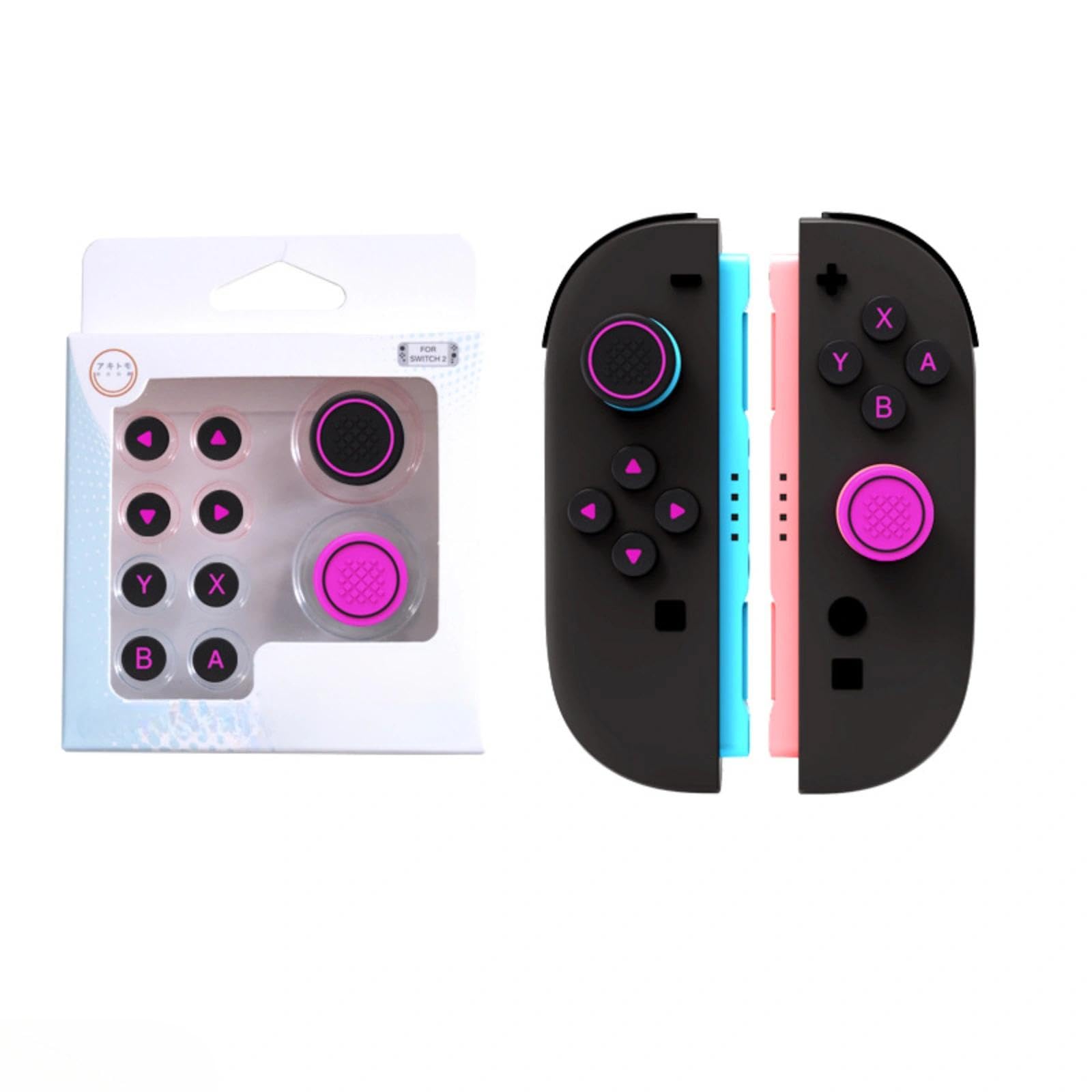 Joystick Caps for Switch2 Silicone Button Caps Silicone Colored Button Stickers
