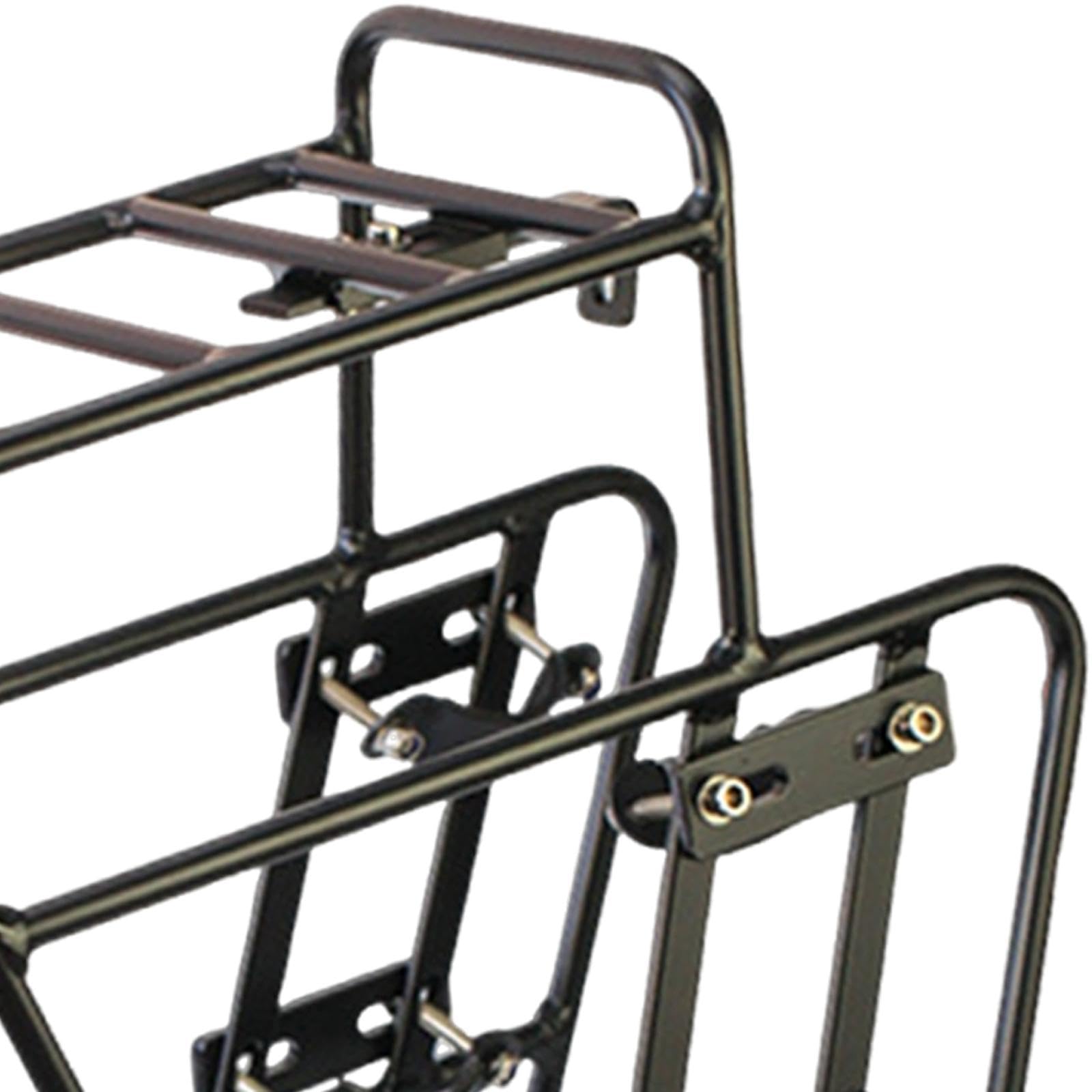 Milageto Porte-Bagages Avant en Aluminium pour vélo, Accessoire pour VTT et randonnée