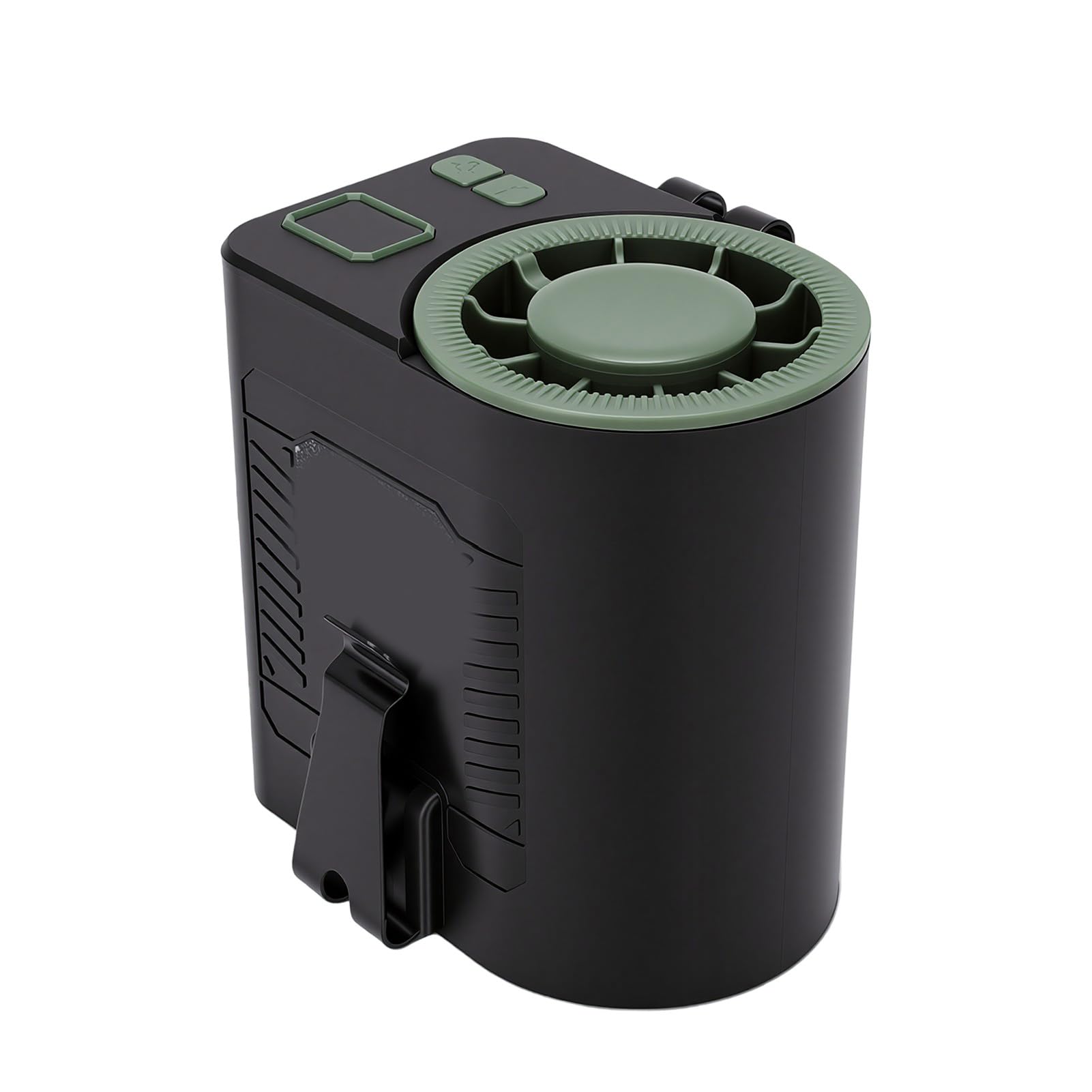 Ventilador de cintura recargable para camping al aire libre y mesas de oficina