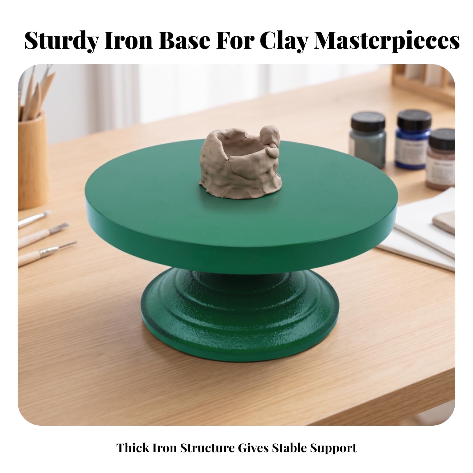 Plateau Rotatif Sculpture, 15 Cm