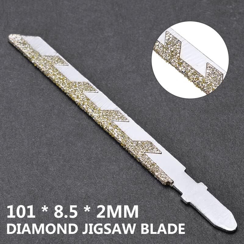 1Pcs T-Shank Alloy Diamond Jigsaw Blade 101x8.5x2mm for Marble Stone Granite Tile Ceramic Cutting Power Tools
