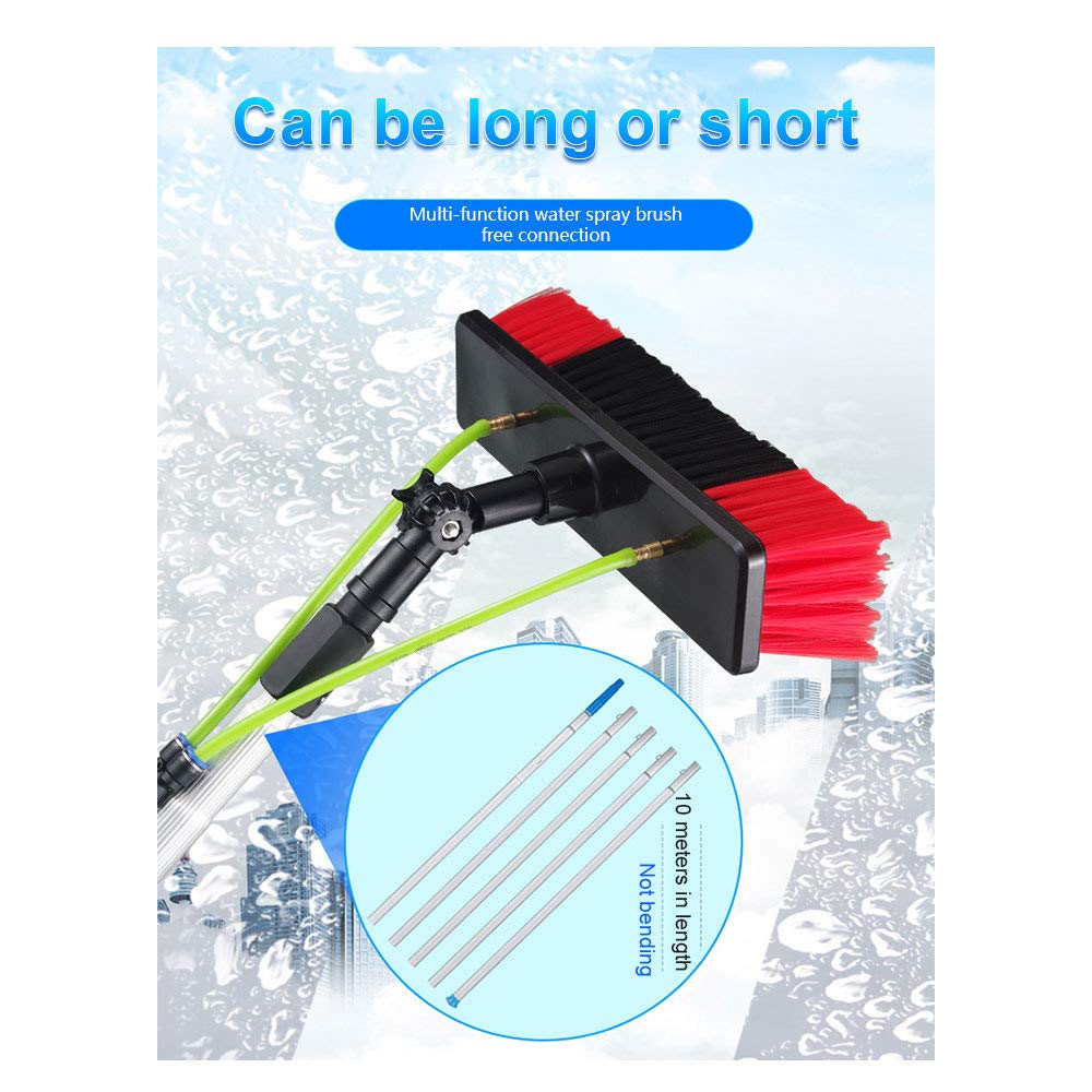 Pulizia Pannelli fotovoltaici Kit Pulizia Pannelli fotovoltaici Spazzola Pannelli fotovoltaici,lavavetri telescopico pulisci vetri,Pulitore fotovoltaico Asta per Pulizia finestre 4M-12ME PRO