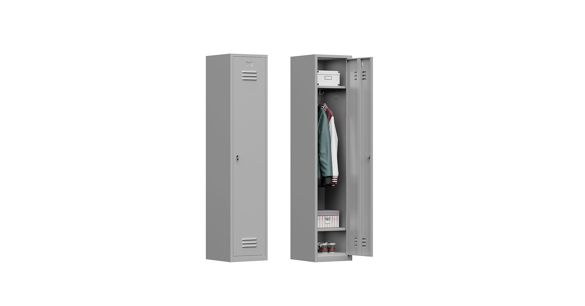 STEEL LOCKER スチール ロッカー　定価36300円 Amazon.co.jp: Anxxsu 金属製収納ロッカー ロック可能な従業員用