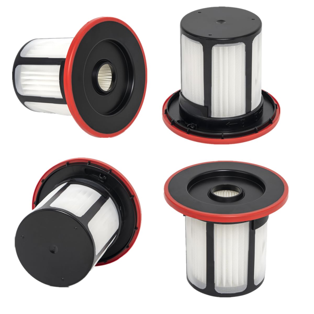 YanBan Filtro e Portafiltro Compatibili con Bosch gli Aspirapolvere Senza fili Unlimited Serie 6 BKS6111P, BCS611AM, BBS611PCK, BCS612W, BCS612GB, BCS61GB, codice articolo 12033215, Confezione da 4
